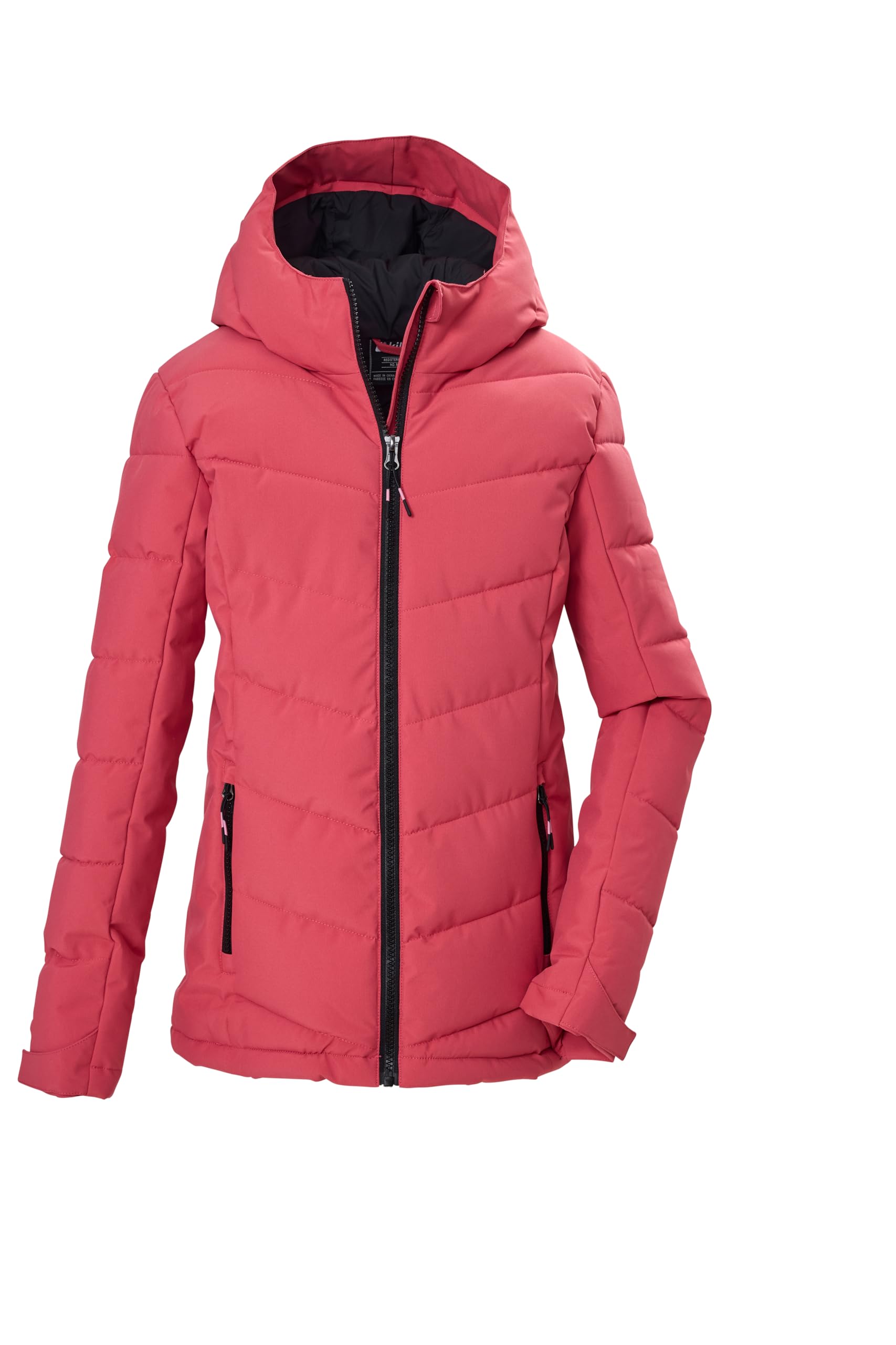 Killtec Bambine e ragazze Giacca invernale KOW 220 GRLS QLTD JCKT | Giacca pioggia bambina idrorepellente 10.000 mm e antivento, cappuccio, polsini regolabili, tasche con zip