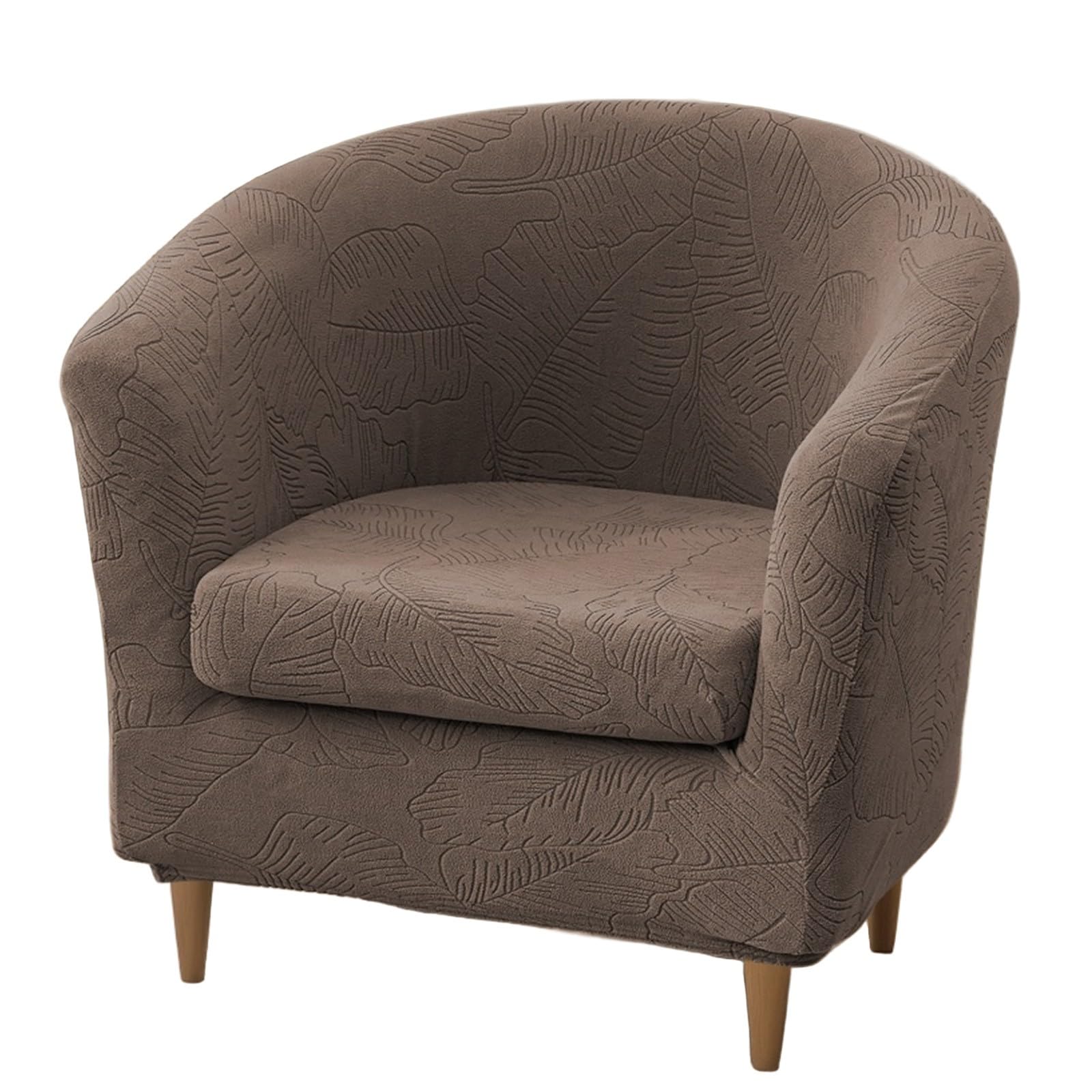 Funda para sillón bañera elástica de terciopelo color vino