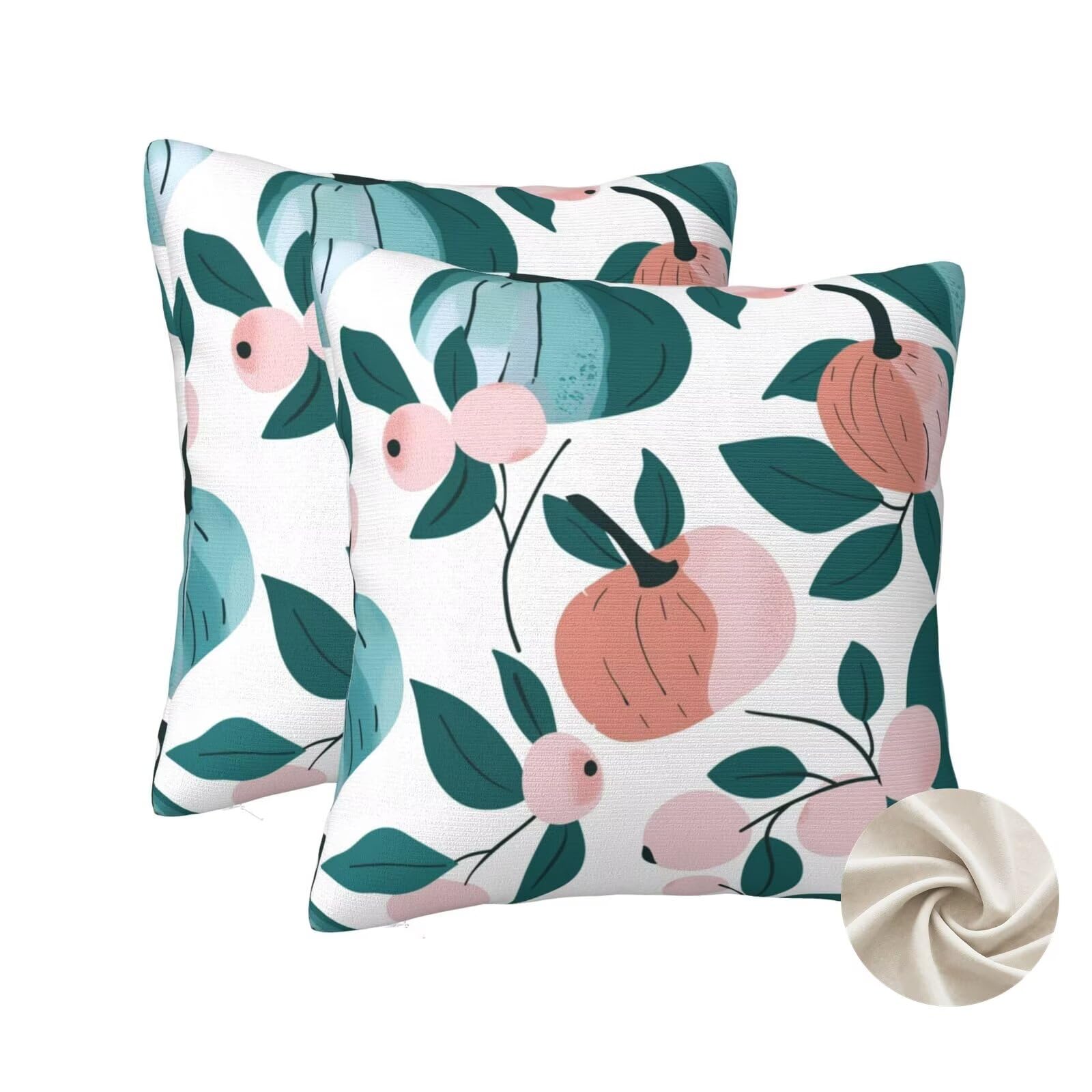 Housse coussin automne 50x50 pour taies d'oreillers et coussin canape decoration maiso