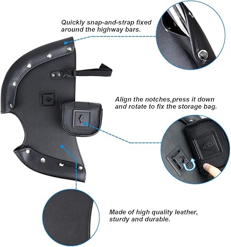 Miniatura 7 de AUFER Cubierta para barra de choque de carretera, cierres suaves, suaves, para calentar, para lluvia, viento, deflectores inferiores, compatible con