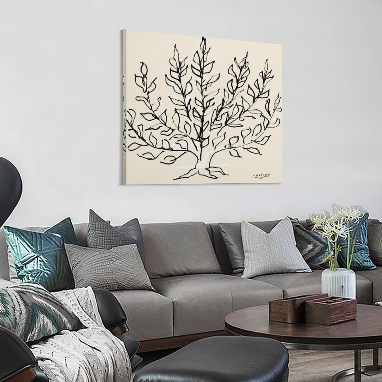 Amazon.co.jp: アンリ·マティス（低木）ポスター アートパネル