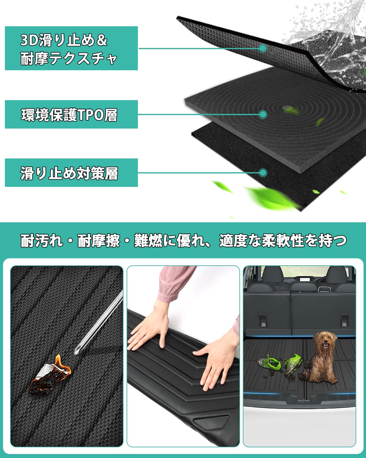 Amazon.co.jp: Mixsuper スバル フォレスター SK系 トランクマット 3D 