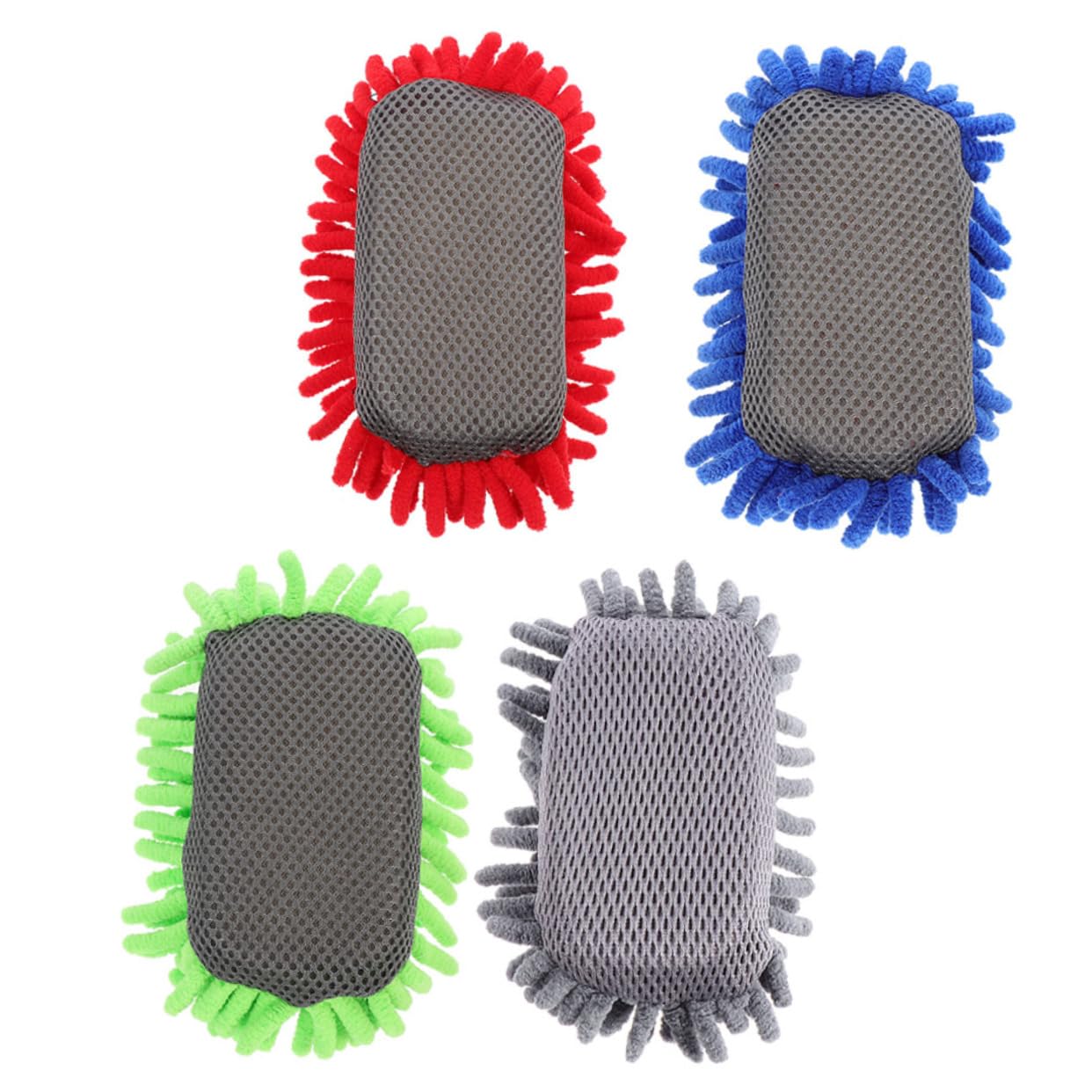 TEHAUX 20stücke Wiederverwendbare Chenille Whiteboard Radierer Graues Rotes Blaues Grünes Waschbare Und Tragbare Kreidetafel Eraser Für Klassenzimmer Und Büro