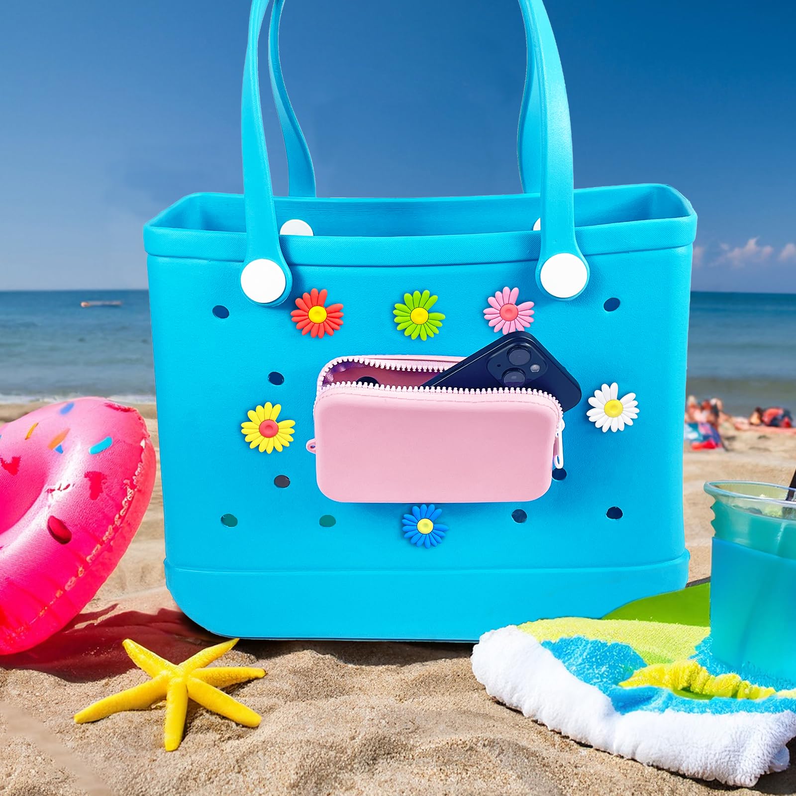 HSAJS Abalorio Para Bolso Bogg Bolsa Playa Accesorios