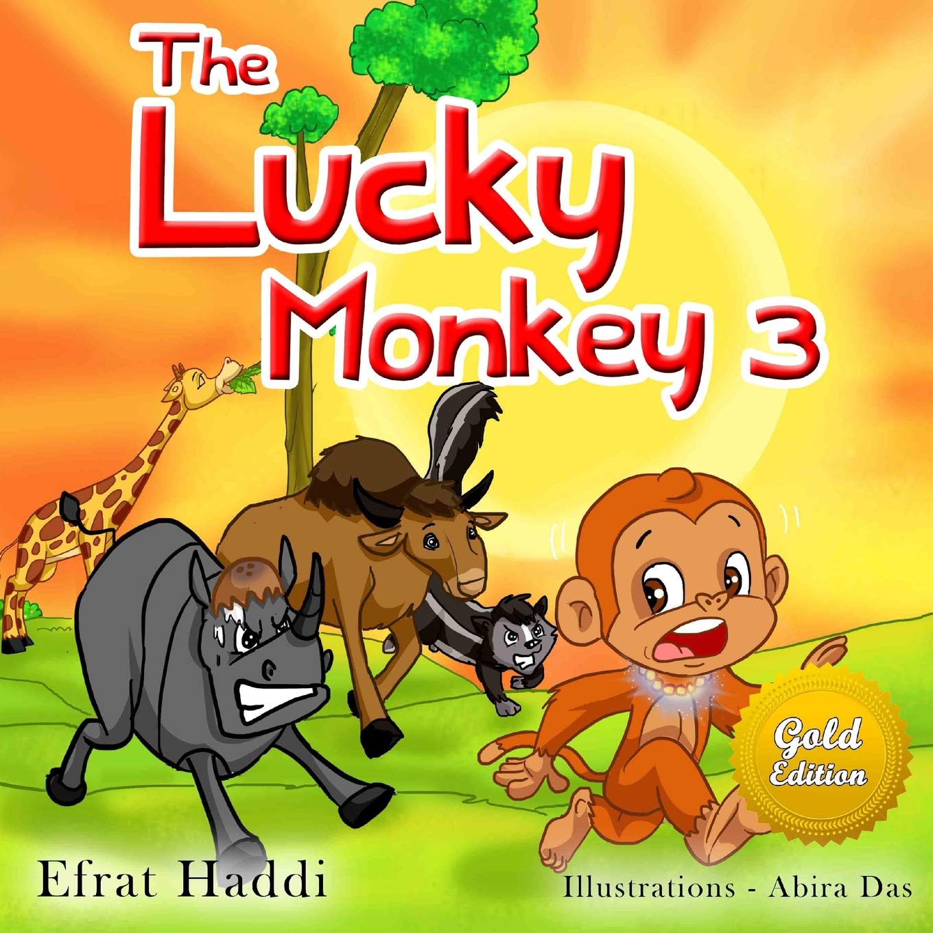The Lucky Monkey 3 Gold Edition: Children's book about the power to choose, listening and paying attention