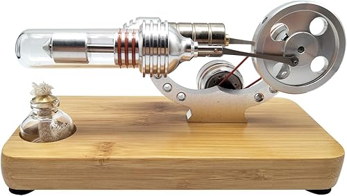 Miniatura 5 de Generador eléctrico juguete didáctico volante motor único a aire Sunnytechhot M14-03-s