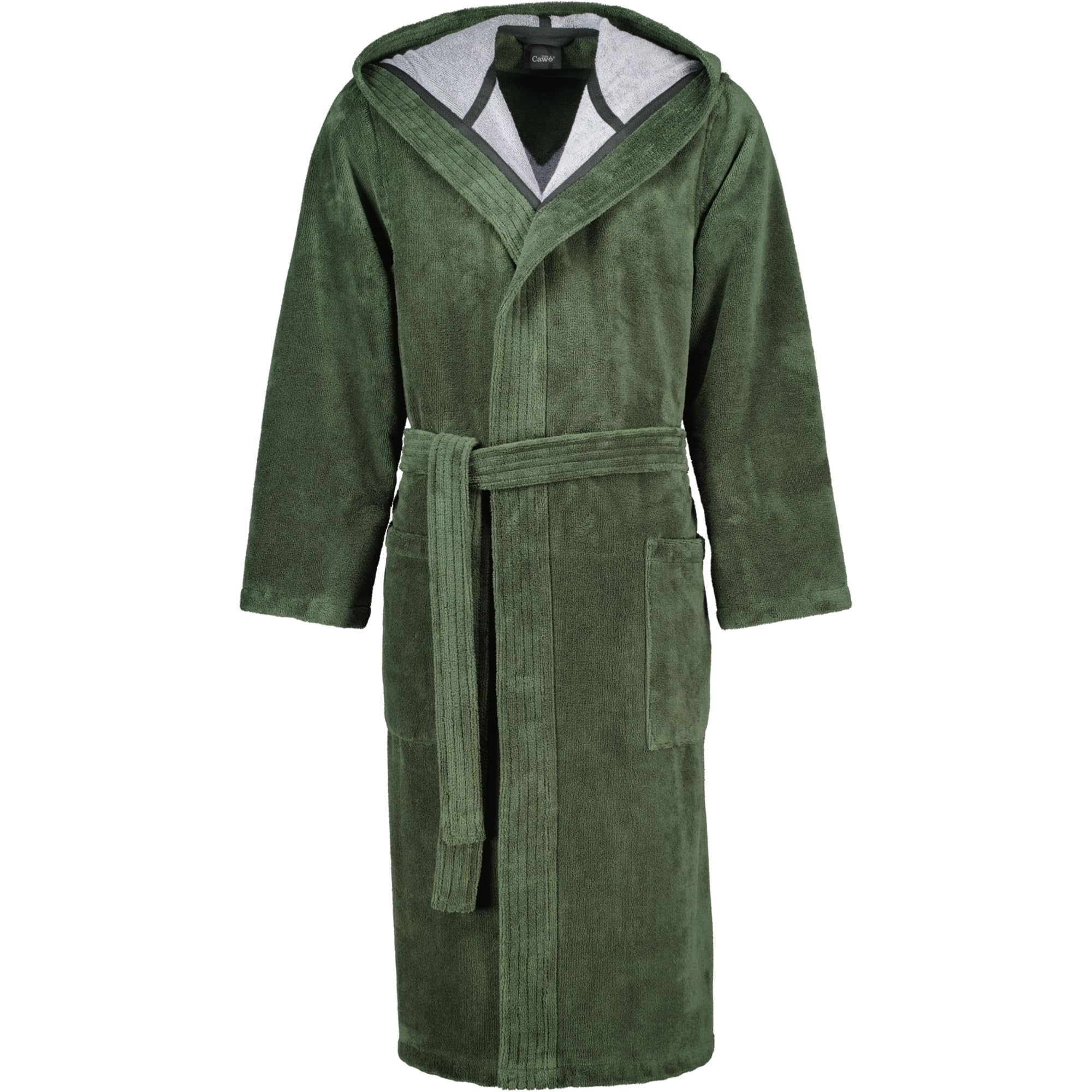 Cawö Home Bademäntel Herren Kapuze Doubleface 831 field - 47 XL