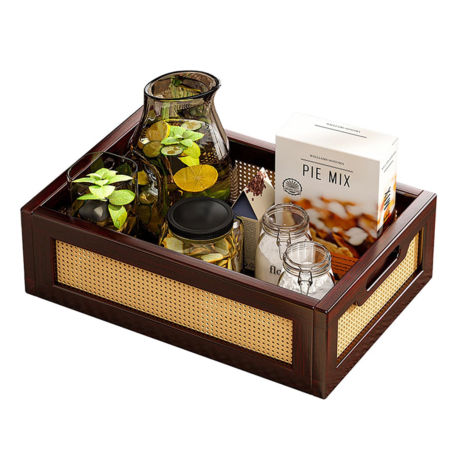 Panier de rangement osier pour stopper le désordre des tables de salon