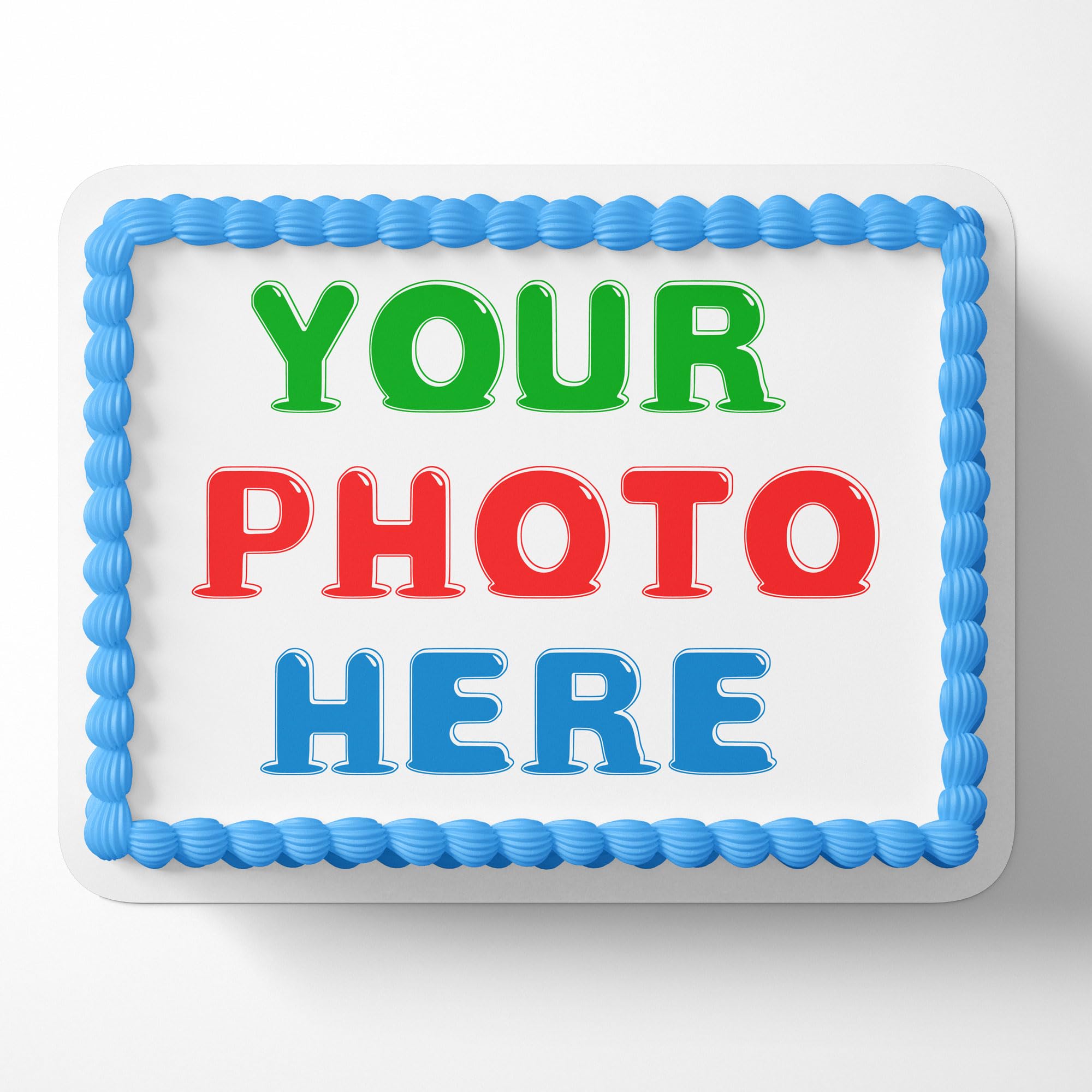 Custom Personalized Edible Cake Image Topper for Cake (9x13 inch)