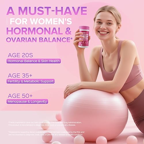 Miniatura 6 de TIMORA Suplemento prémium de mio y D-chiro inositol proporción 40:1 para mujeres, fórmula 10 en 1 con folato, vitamina D3 y Ashwagandha