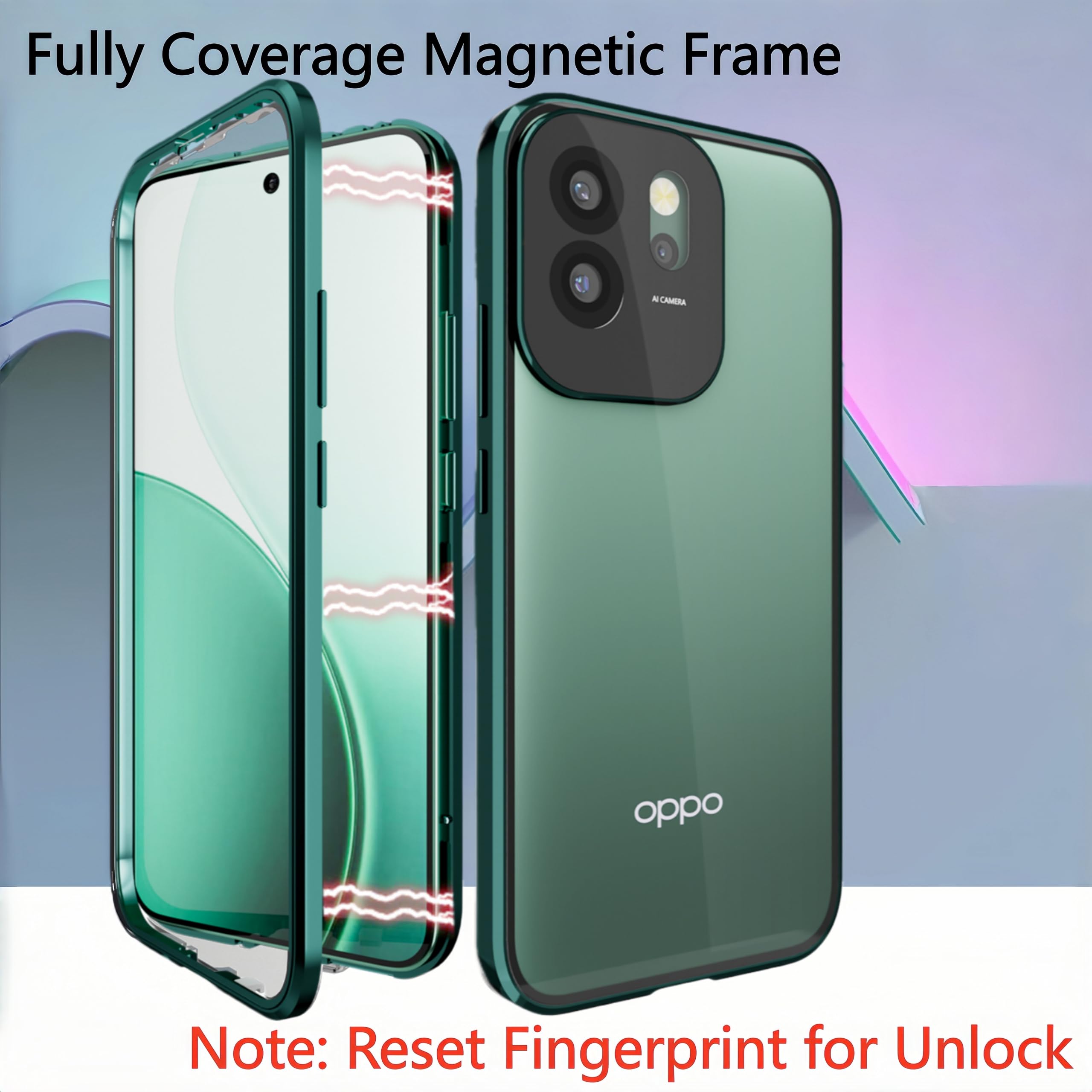 UPLAI Hoesje voor OPPO Reno14 F (Reno 14F)/Reno14 FS 5G 4G, ultradun
