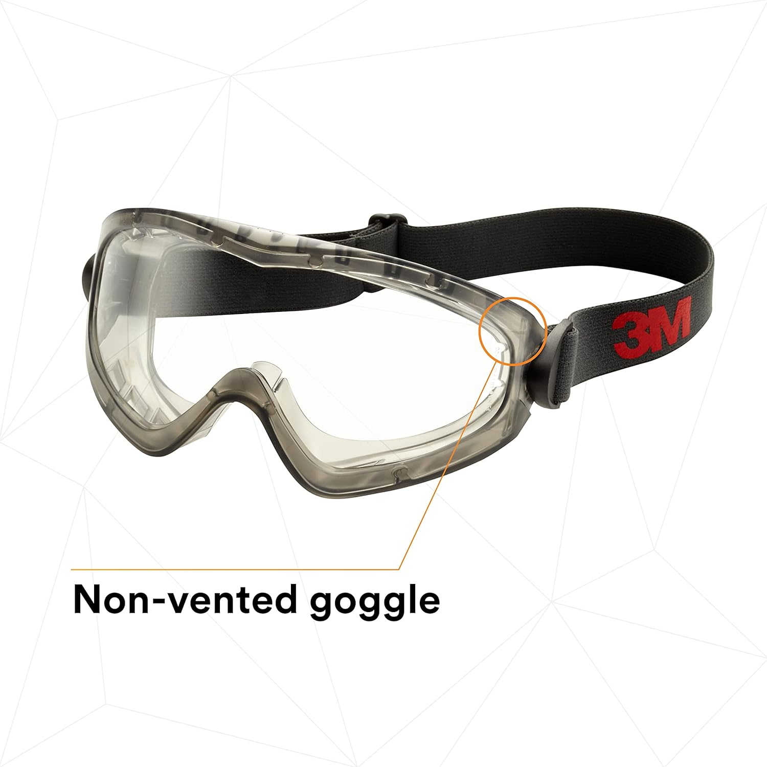 3M GoggleGear GG2891S-SGAF, Sealed, Clear SGAF Lens, 10 ea/case