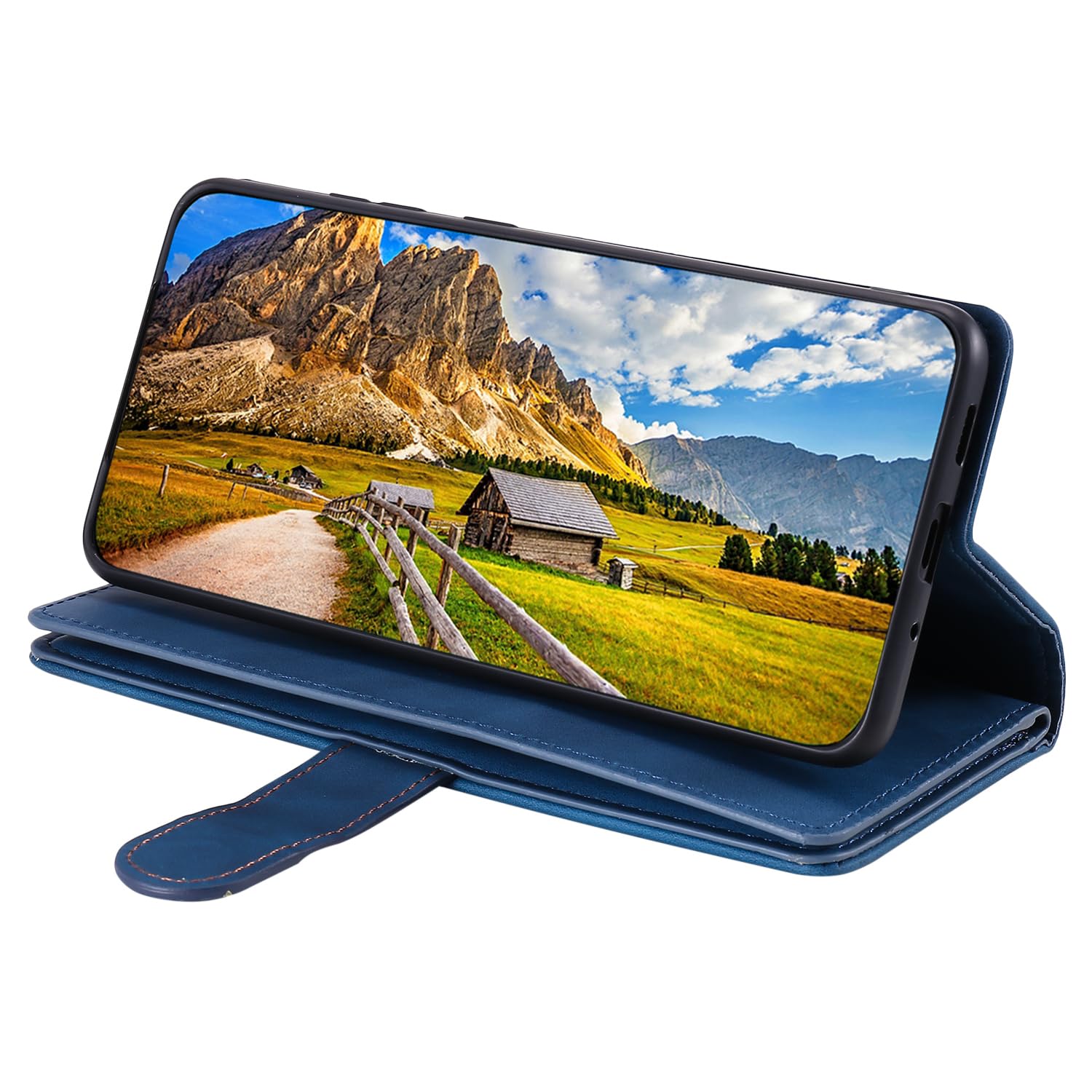 Custodia a portafoglio per Xiaomi Mi 12/12X, con motivo floreale in