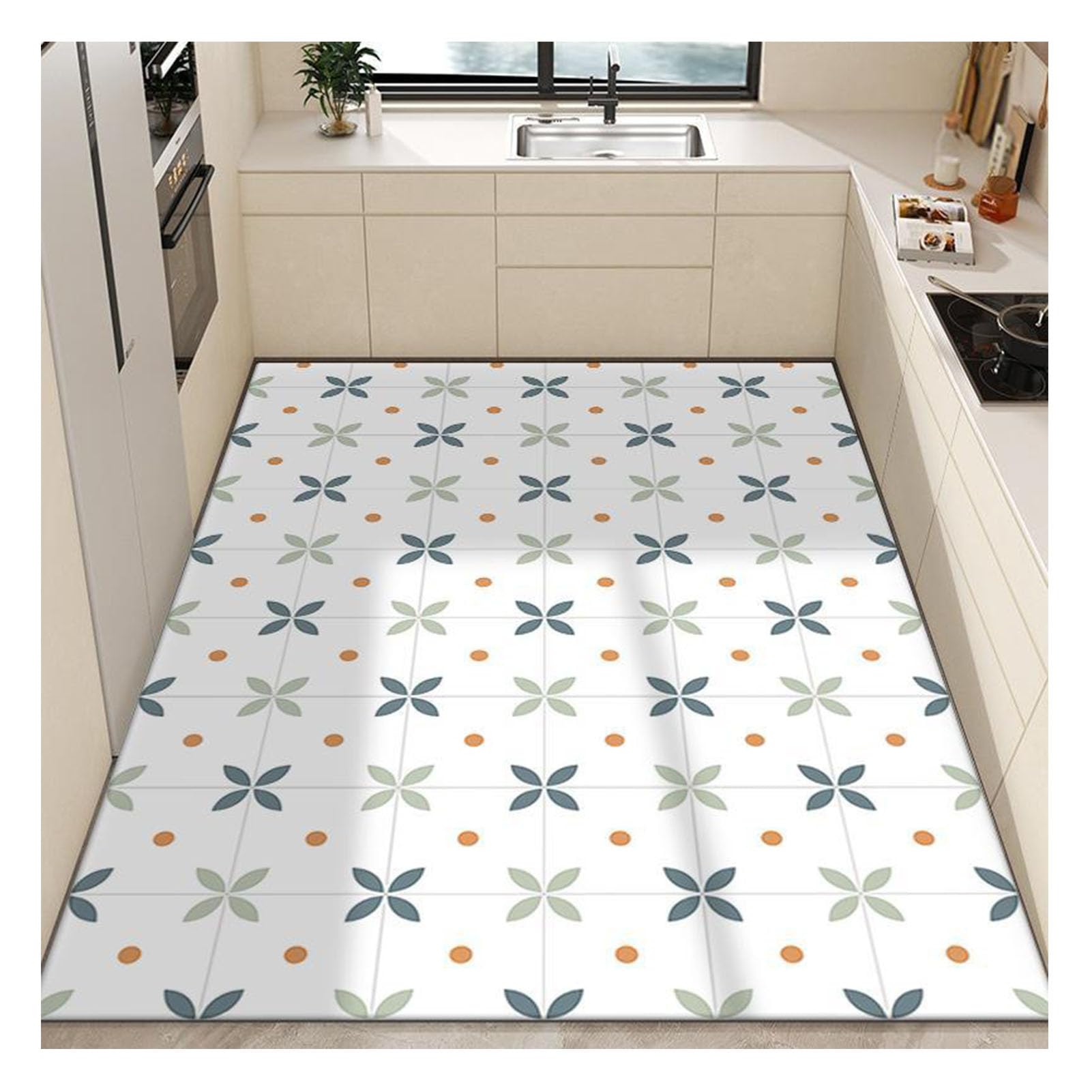 Tapis de cuisine imperméable de qualité supérieure, tapis long robuste pour buanderie