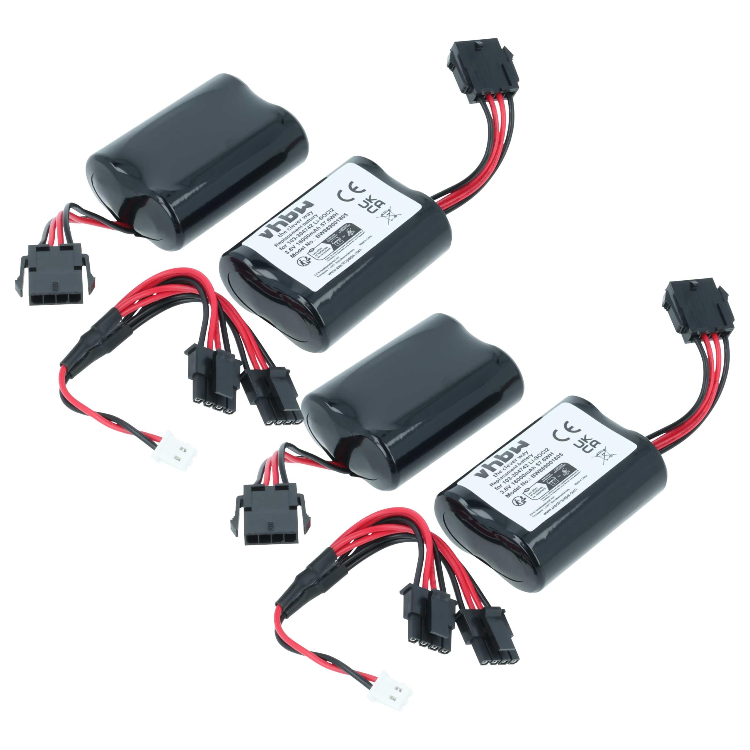 vhbw 2x batteria sostituisce PowerMAX Bell-Box per sistema d'allarme, serena esterna wireless (16000mAh, 3,6V, Li-SOCl2)