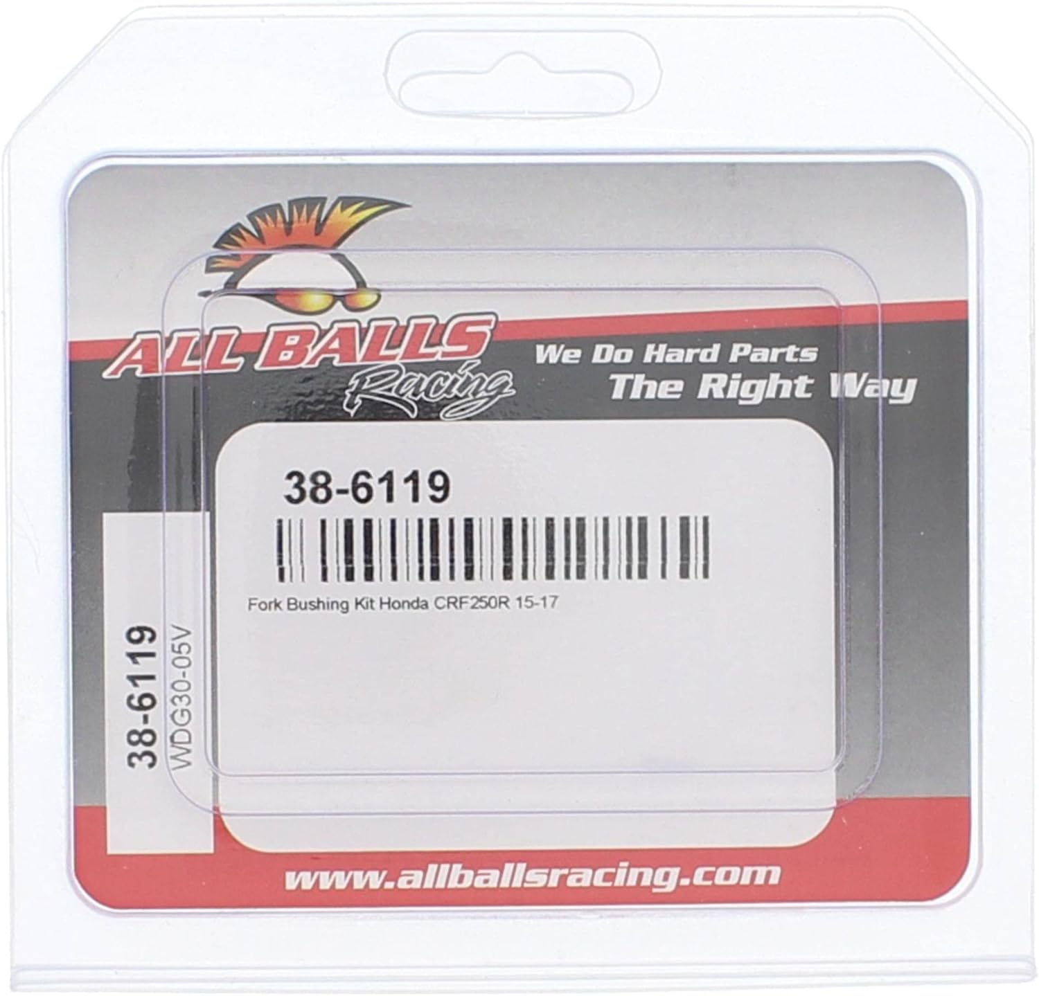 All Balls Racing Fork Bushing Kit 38-6119 Compatible With/Replacement For Honda CRF250R 2015-2017