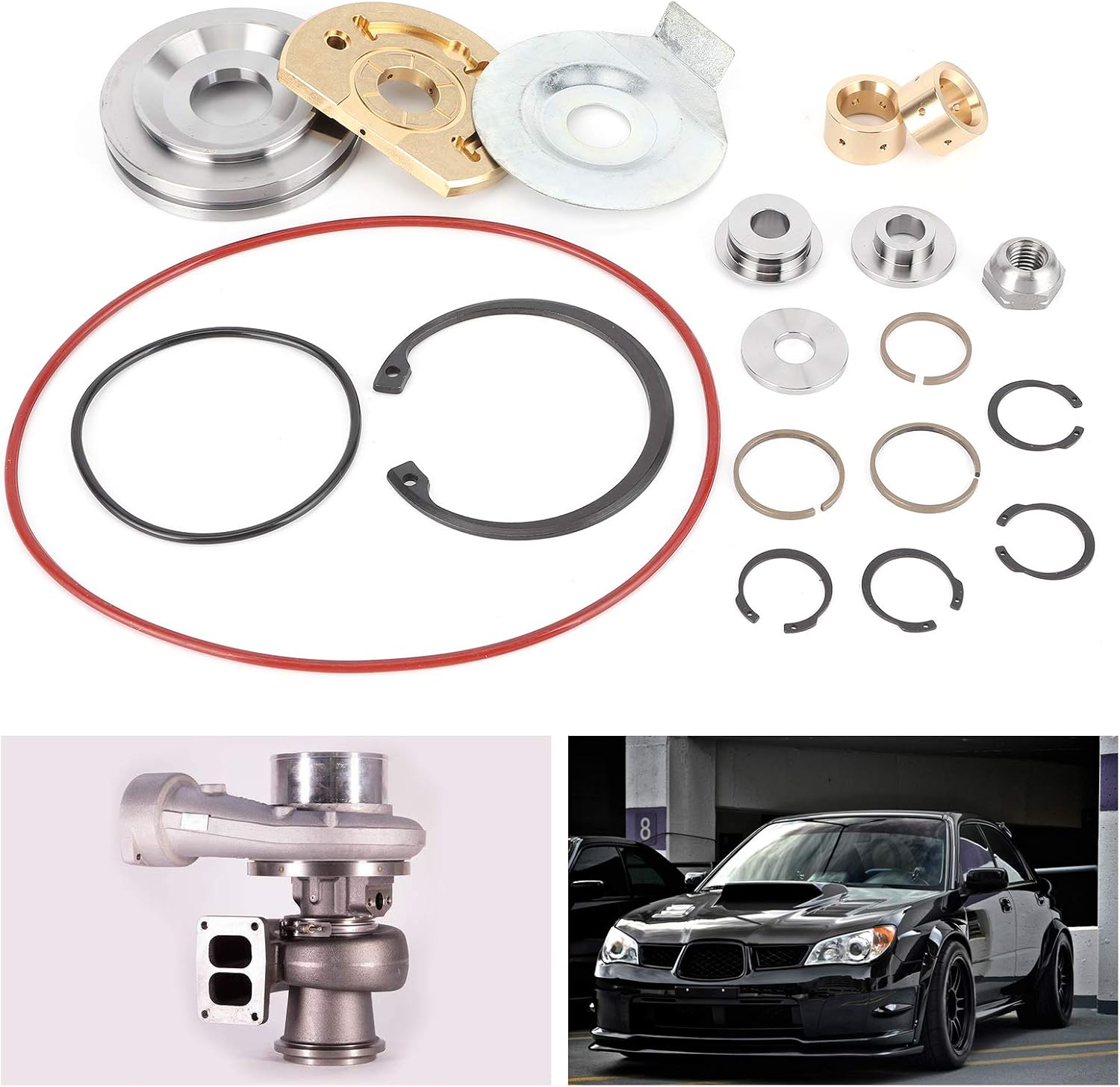 Turbocharger rebuild repair kit 18pcs, fit s400 s410 s467 s400sx475, car modification retrofitting replacement