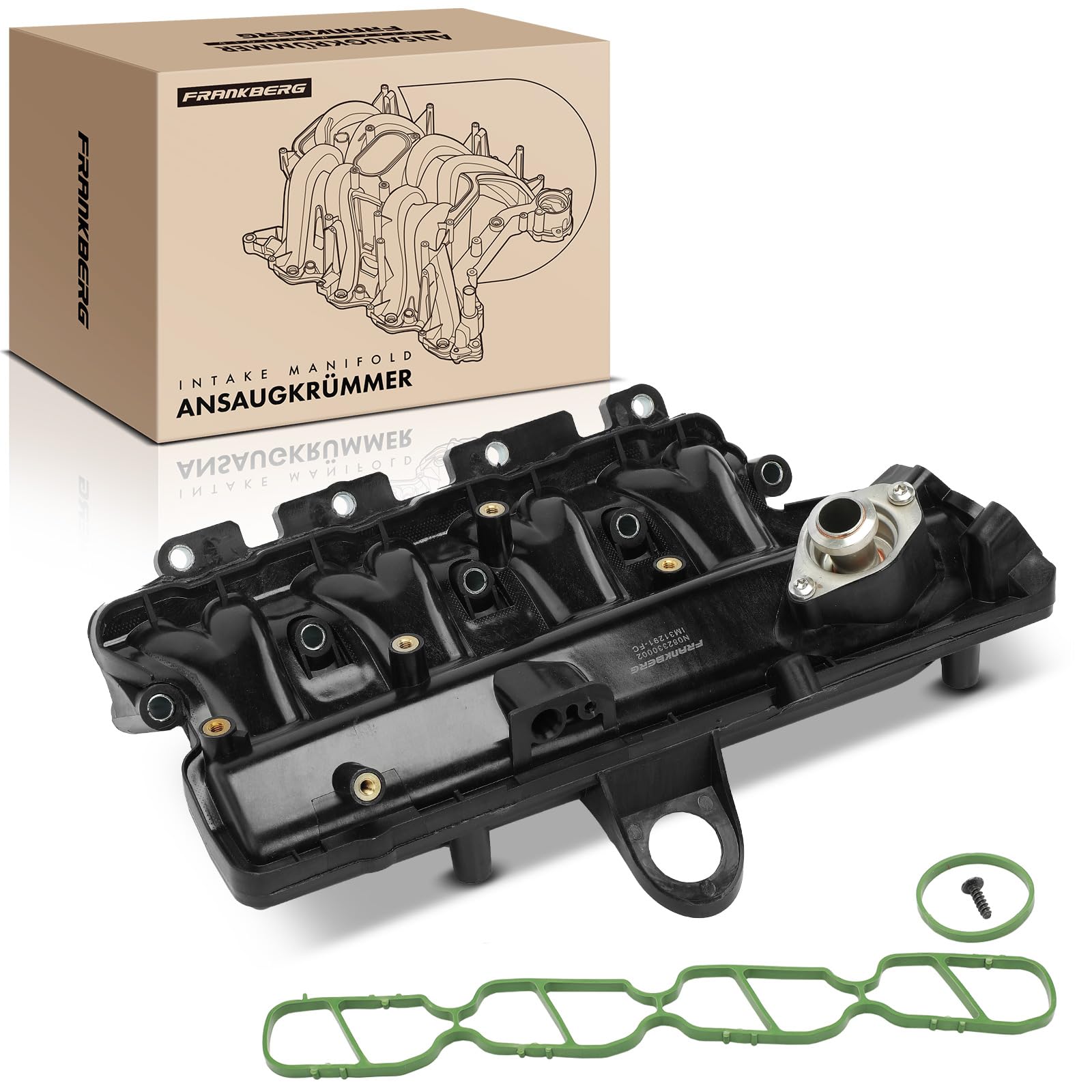Frankberg Collettore di aspirazione Compatibile con Corsa D S07 1.3 CDTi Corsa C X01 1.3 CDTi Tigra Twintop X04 1.3 CDTi Agila (A) H00 1.3 CDTi Grande Punto 199 1.3 D MultiJet 55207034
