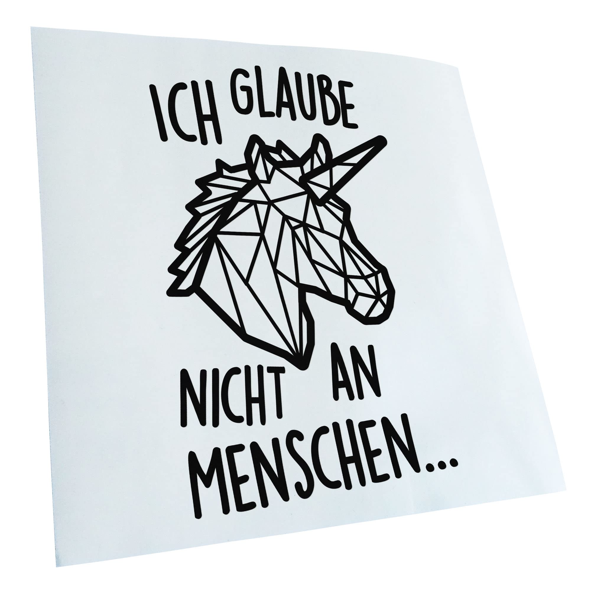 Kiwistar Unicorn – believe not an sticker 25 colours neon matt