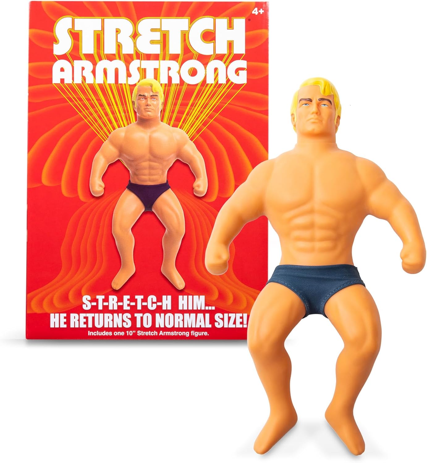 STRETCH ARMSTRONG - Squishy, Stretchy, Fidget Toy, Gooey Filling, Stress Relief, Sensory Play, Classic Stretch