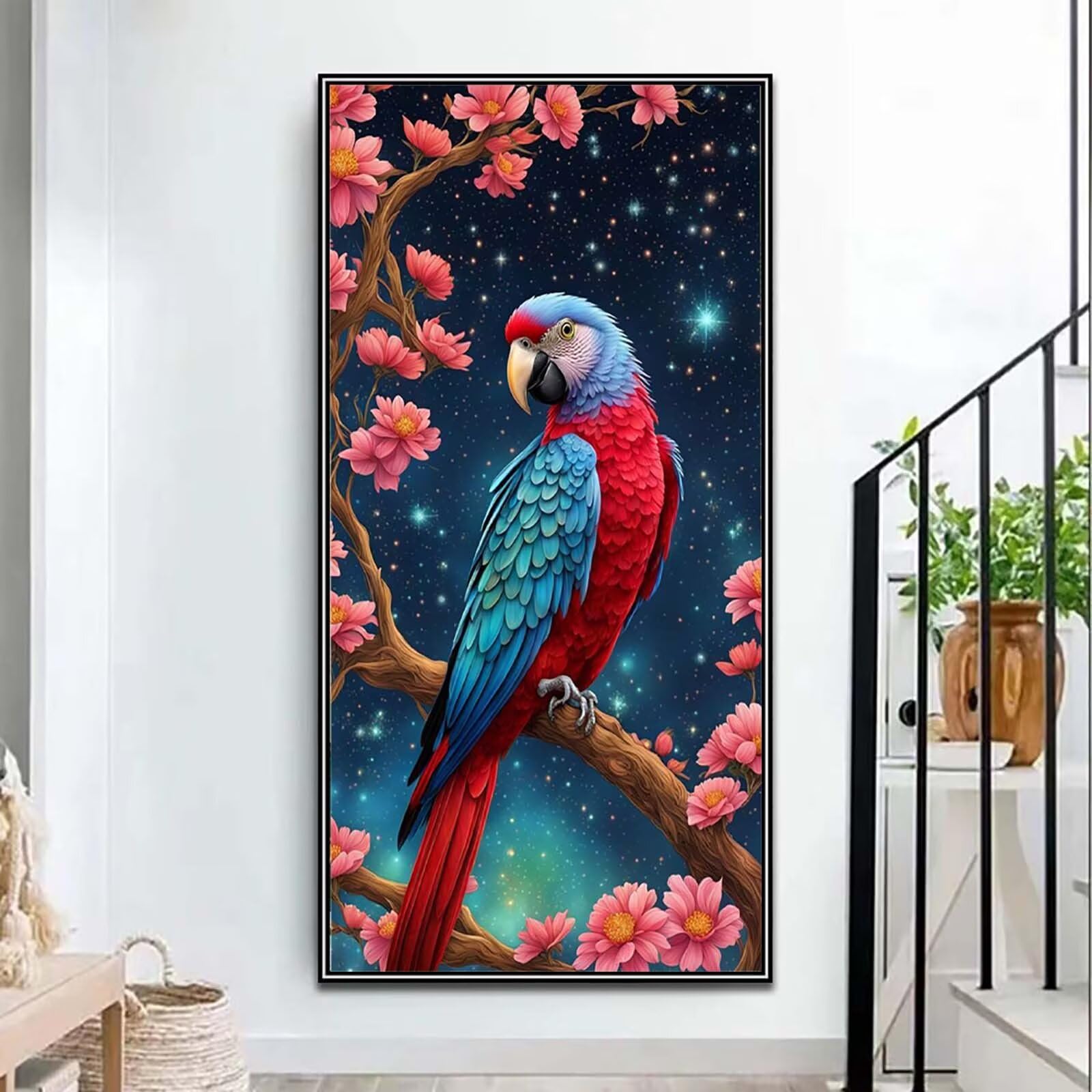Diamentowe malowanie gwiaździste niebo, duży obraz diamentowy 60 x 120 cm