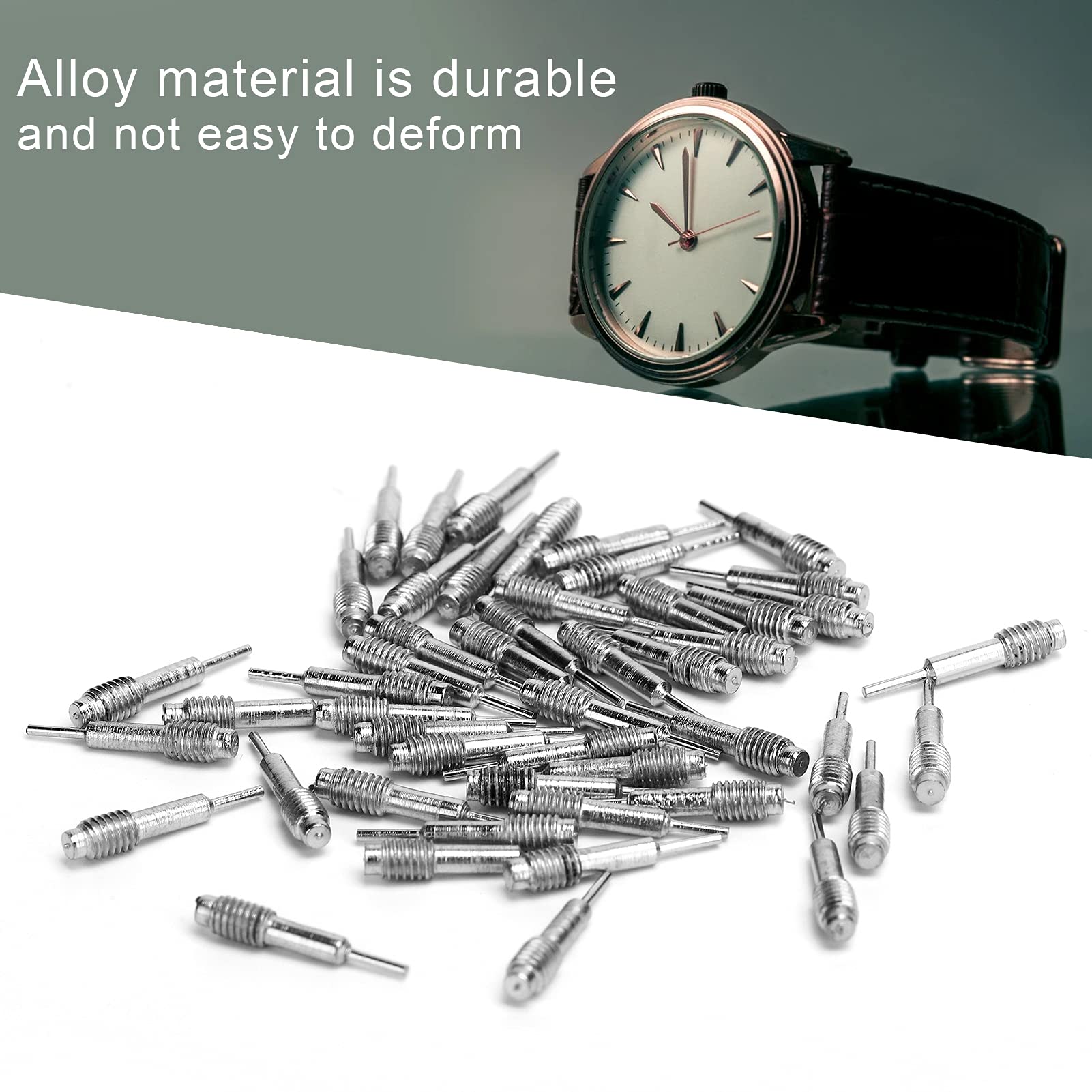 Set Viti Per Cinturino Orologio - 100 Pezzi, 10 Misure, Per Riparazione Orologi, Con Scatolina - Foto 4