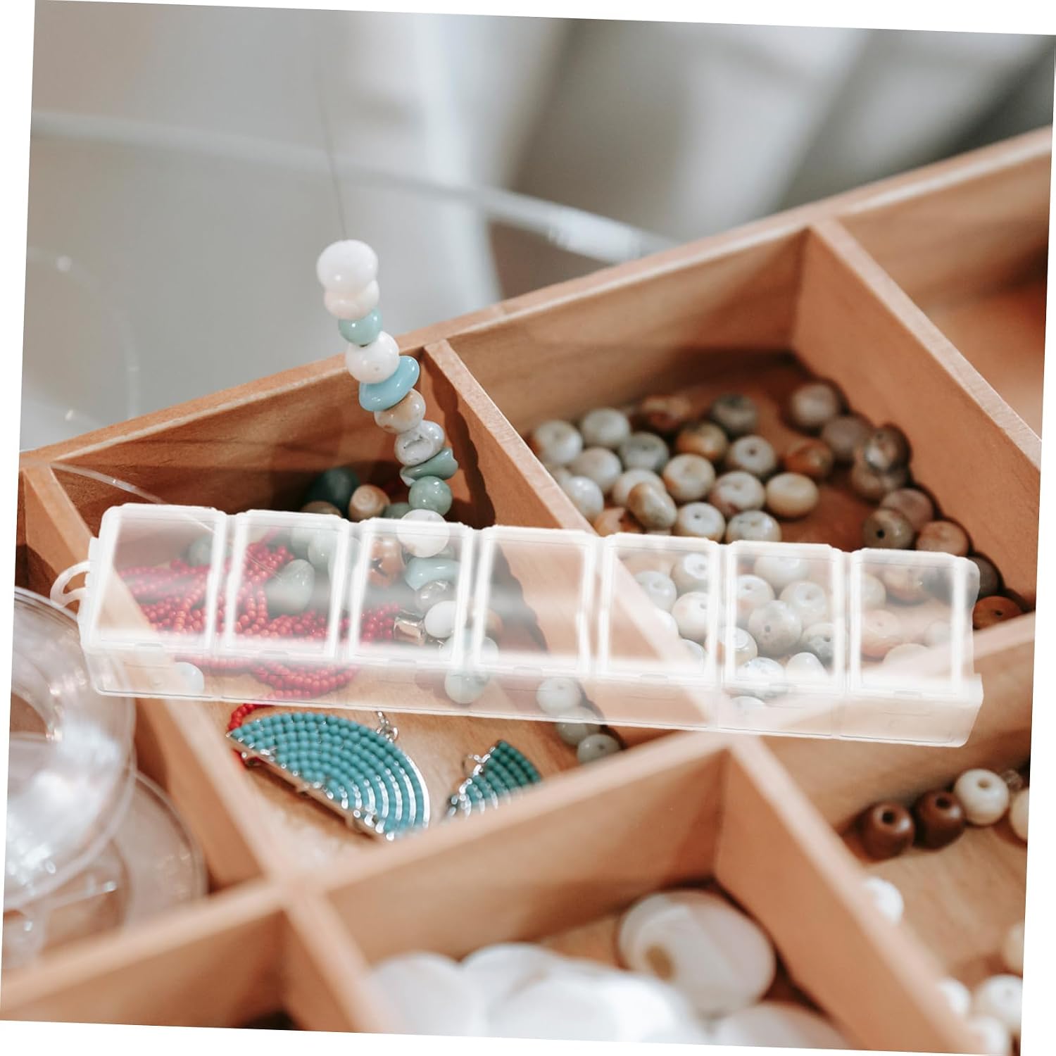 7-grid Plastic Storage Box for DIY Jewelry Parts