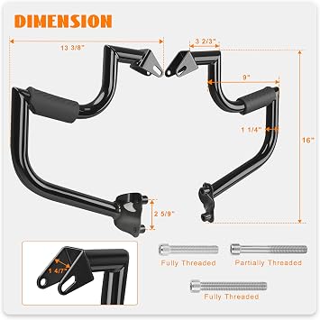 Engine Guard Crash Bar for Harley Street 750 500 XG750 XG500 '15-'20