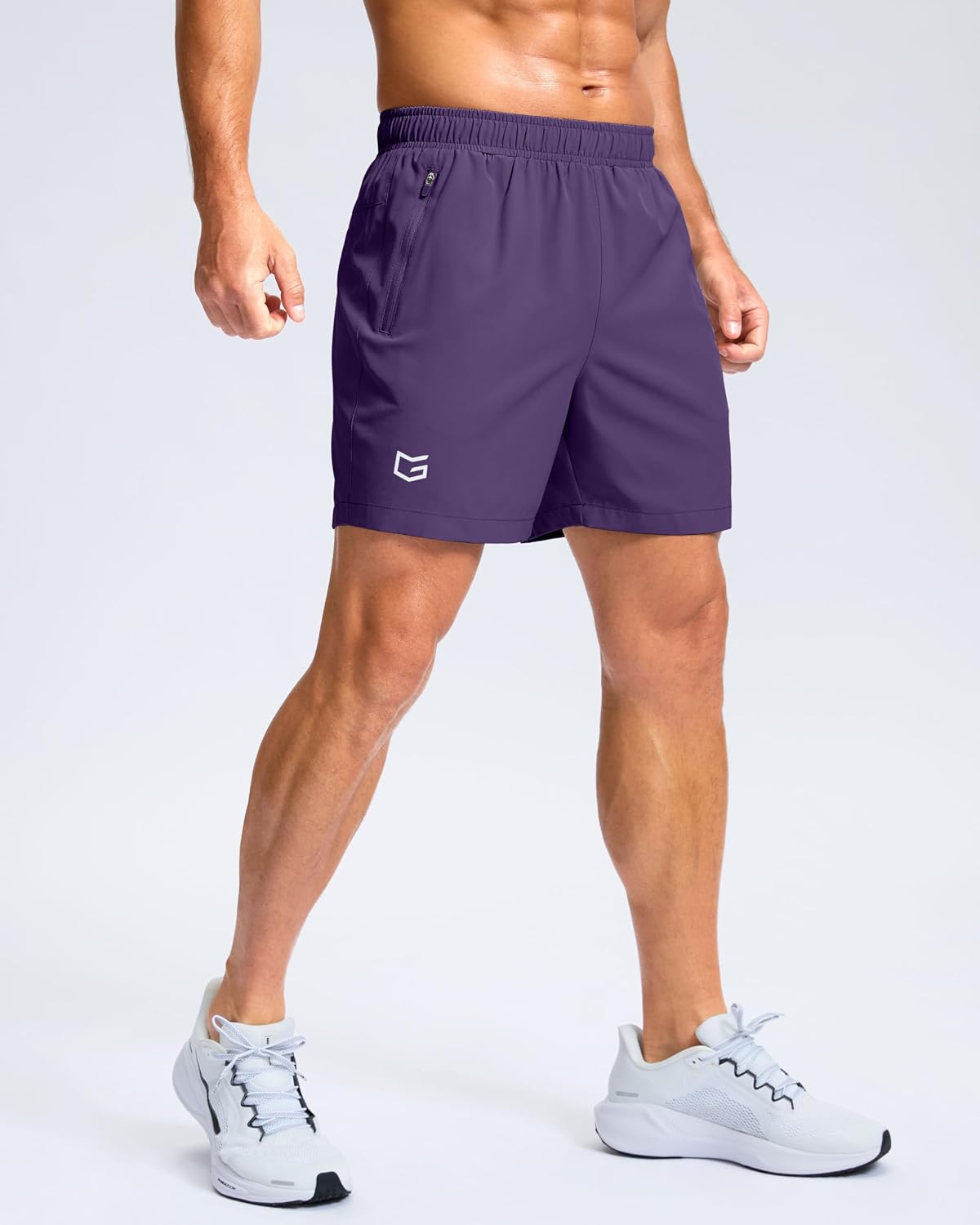 G Gradual Men's Athletic Running Shorts with Zipper Pockets Quick Dry 7"/ 5"/ 9" Workout Gym Shorts for Basketball Hiking thumbnail