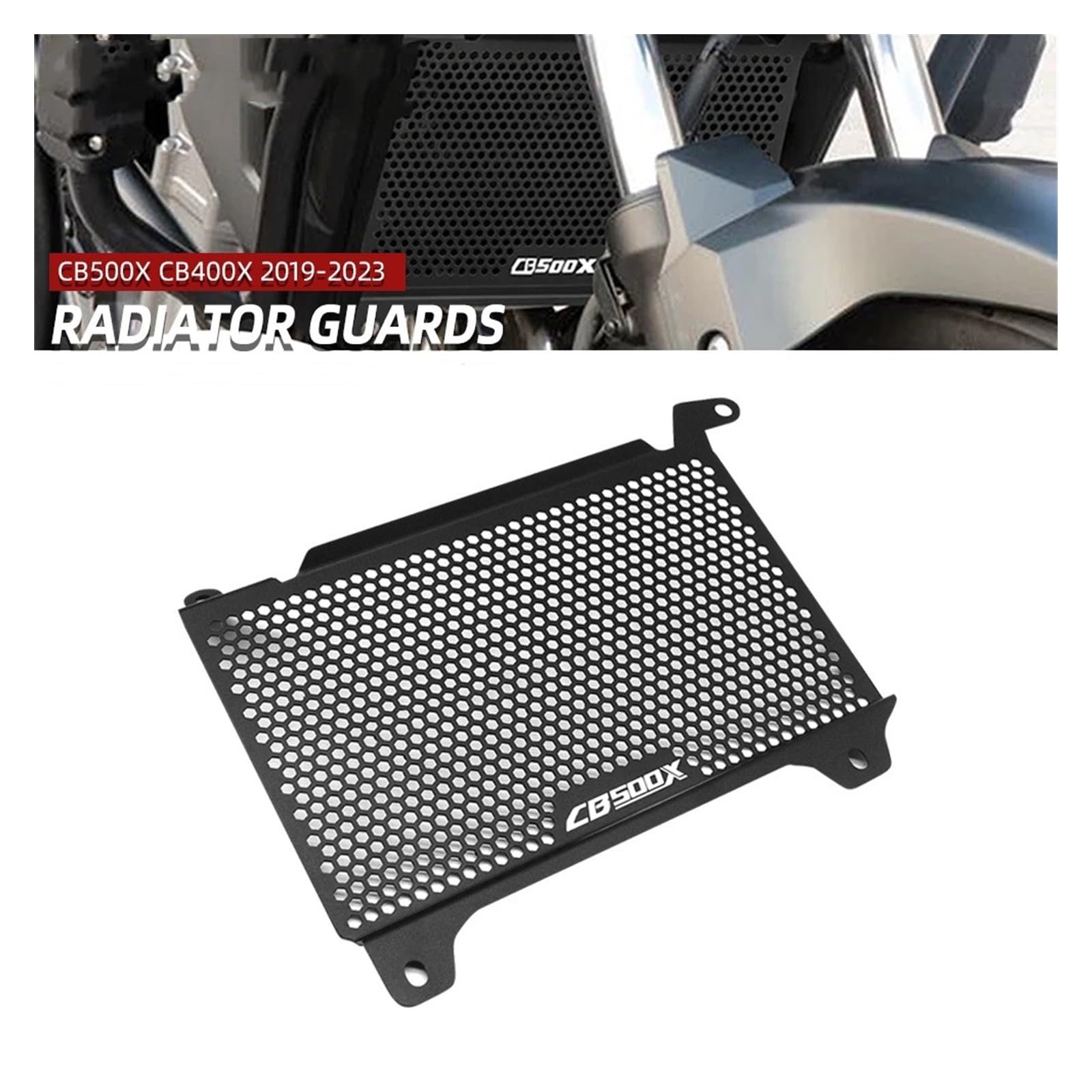 Grille De Protection Pour Radiateur Moto - Aluminium CNC, Pour Honda CB500X/CB400X 2019-2024