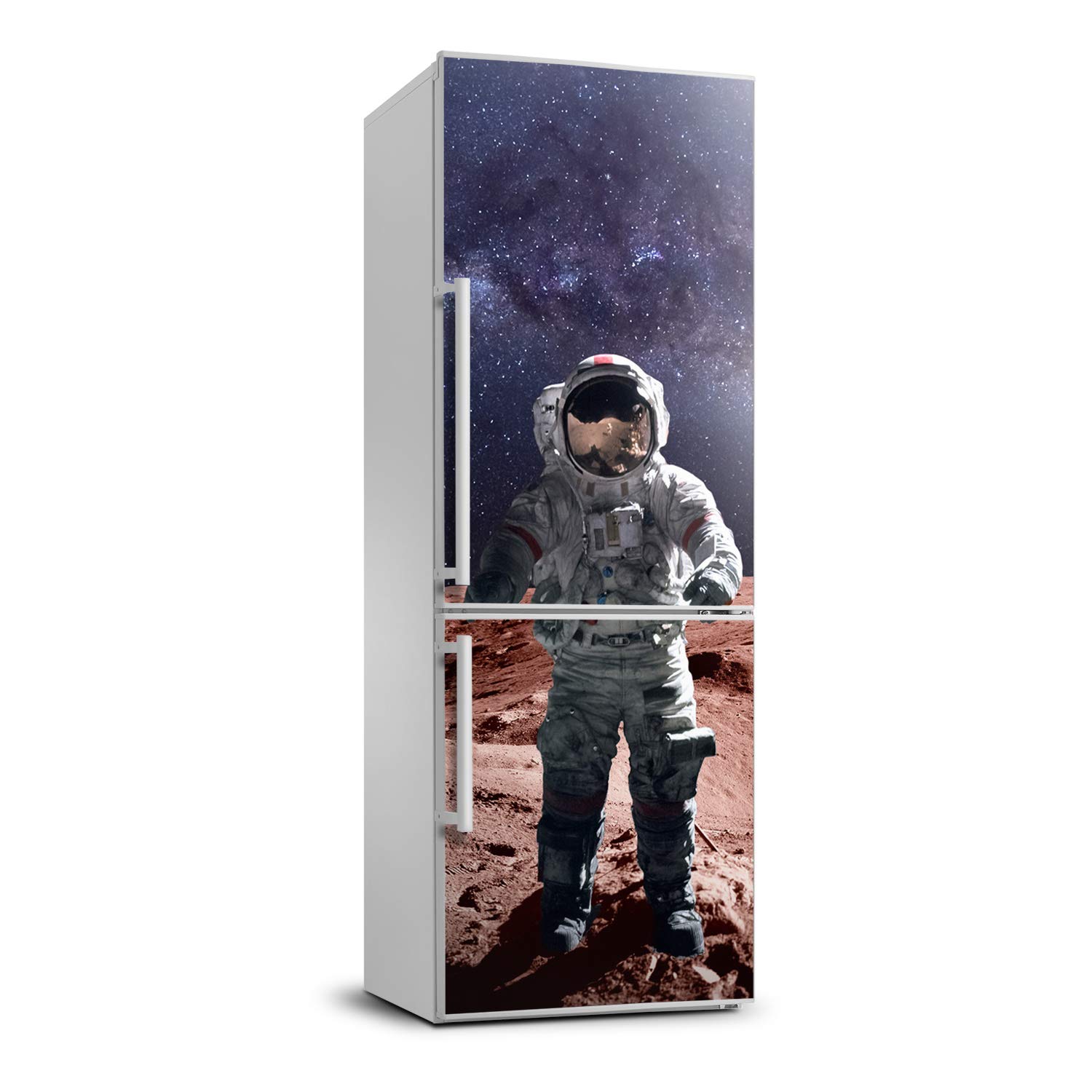 Autocollant frigo astronaute Tulup 70x190 cm pour relooker votre cuisine