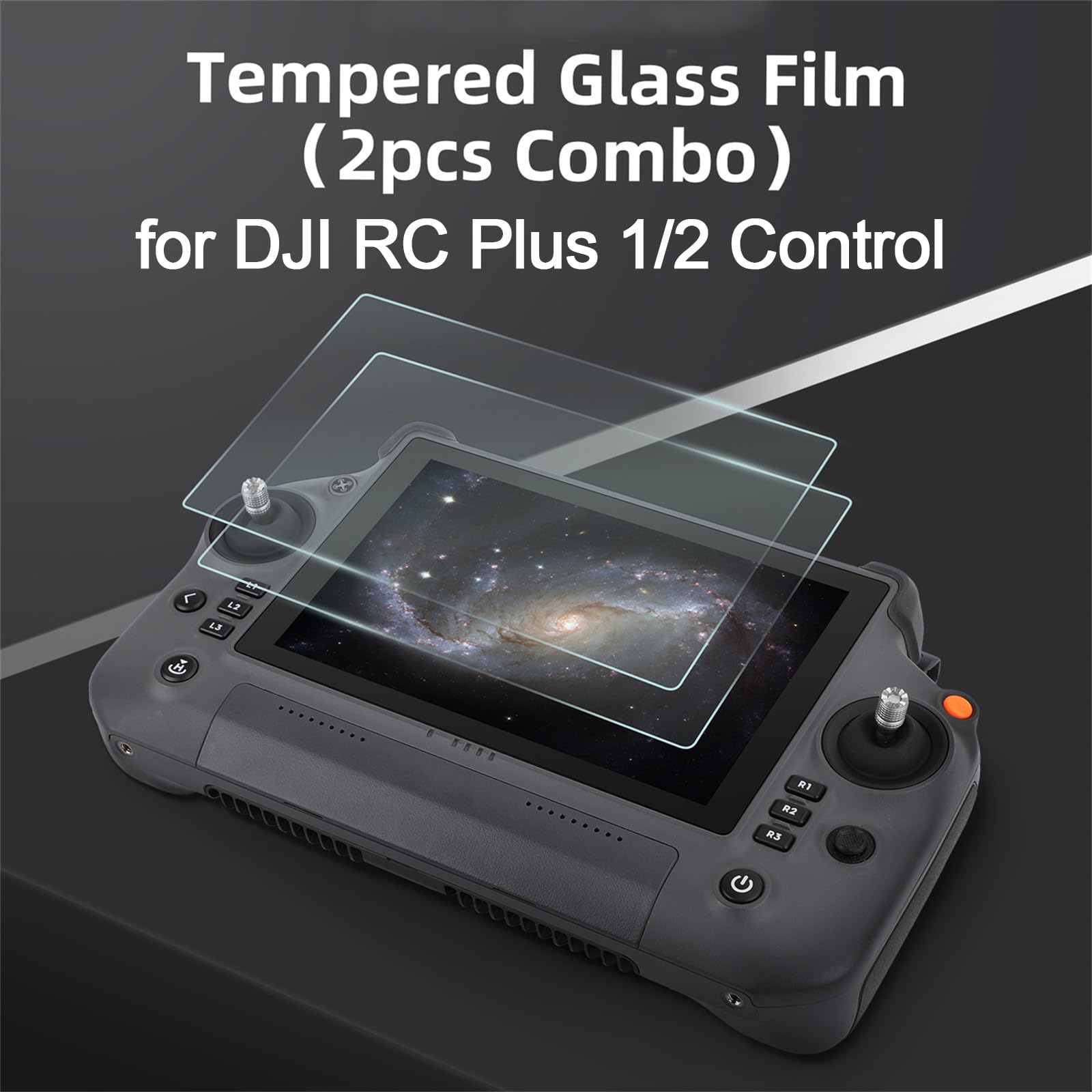 Pellicole HD per DJI RC PLUS 1/2 Telecomando 9H Durezza Protezione dello Schermo in Vetro Temperato per DJI Inspire 3/Matrice 4T/4E/Enterprise Matrice 30/30T/Matrice 350 RTK/AGRAS T70/T60/T50