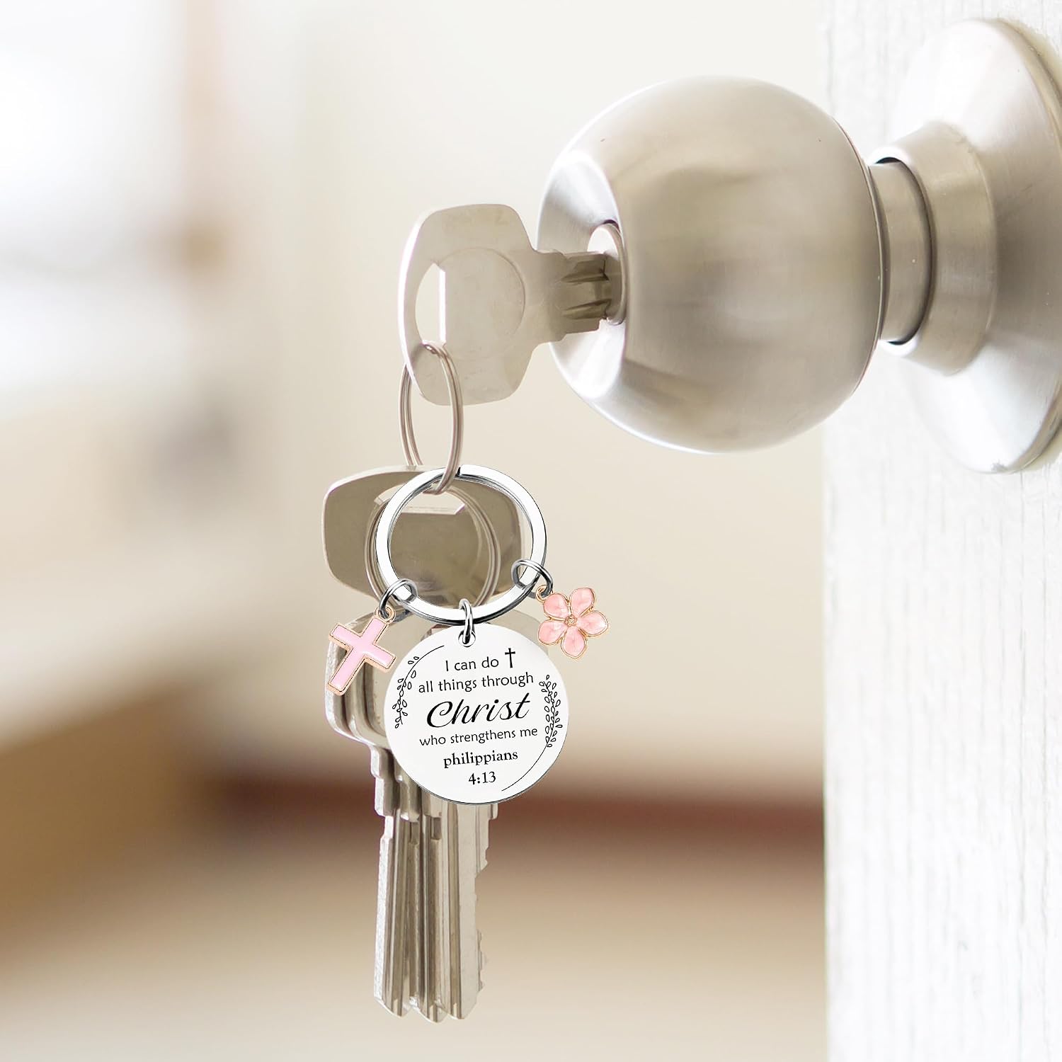 Christian Keychain Gifts for Women - Bible Verse Keychain, Religious Gift Christian Bible Accessories