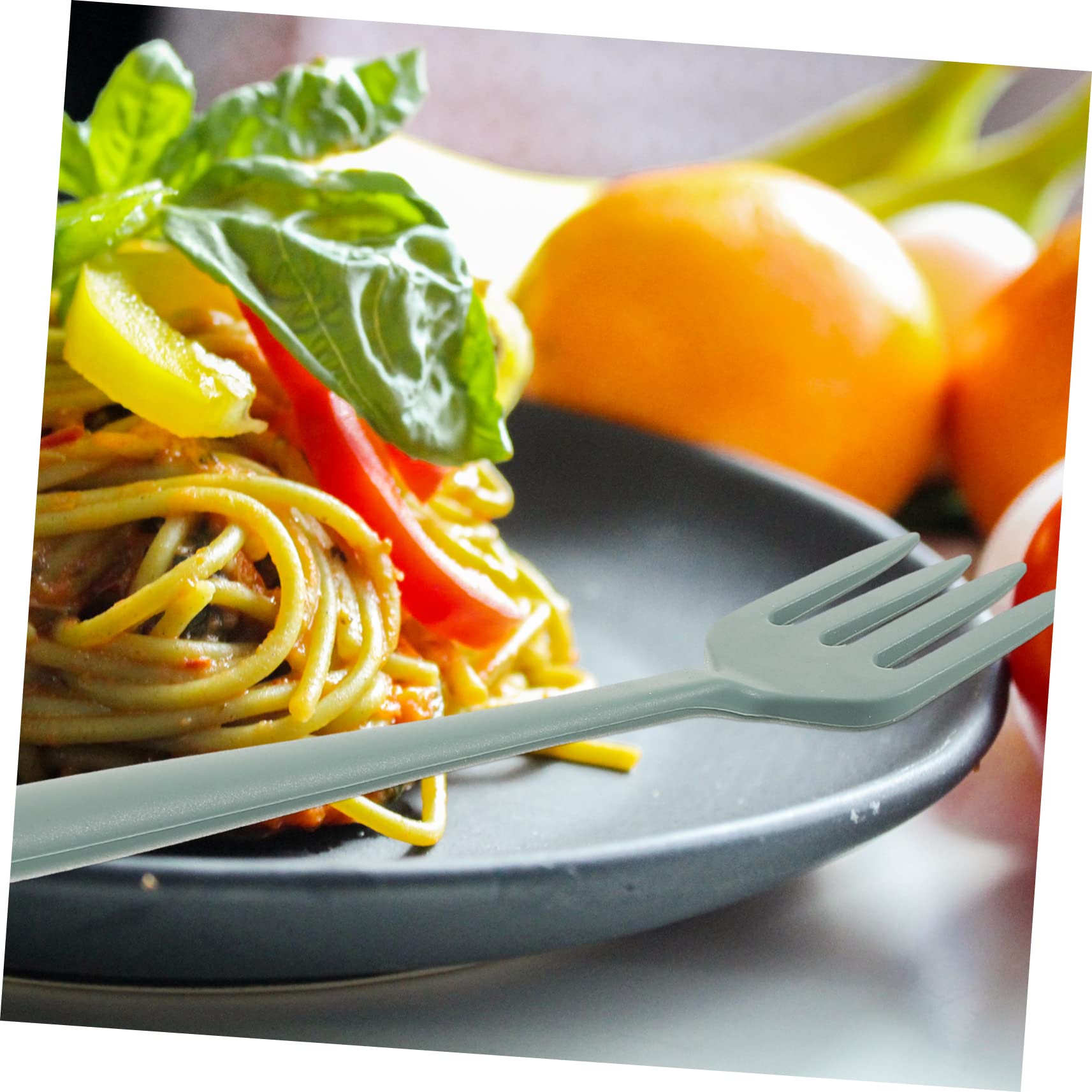 PRETYZOOM Spaghetti Fork Wear-resistant Food Fork Kitchen Dinner Fork Kitchen Fork Cake Pork Kitchen Pasta Fork Cooking Fork Kitchen Supply Tasting Forks Roasting Fork Food Grade