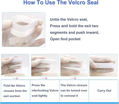 Miniatura 2 de Bolsas de colostomía de una pieza, suministros de ostomía, bolsa de ostomía drenable para cuidado del estoma de ileostomía, cortada para adaptarse