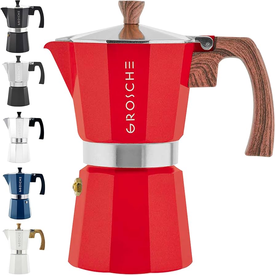 Amazon.com: GROSCHE Milano Stovetop Espresso Maker Moka Pot 9