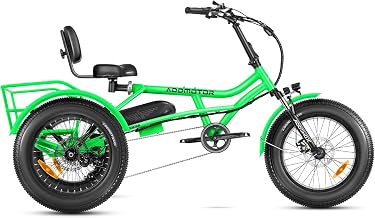 ADDMOTOR ARISETAN Electric Trike for Adults, 750W Rear Motor Electric Tricycle, 85MI 48V 20AH UL2849 Etrike, 380lbs, Semi-Recumbent Three Wheel Electric Bike for Seniors, Parking Brake & Differential