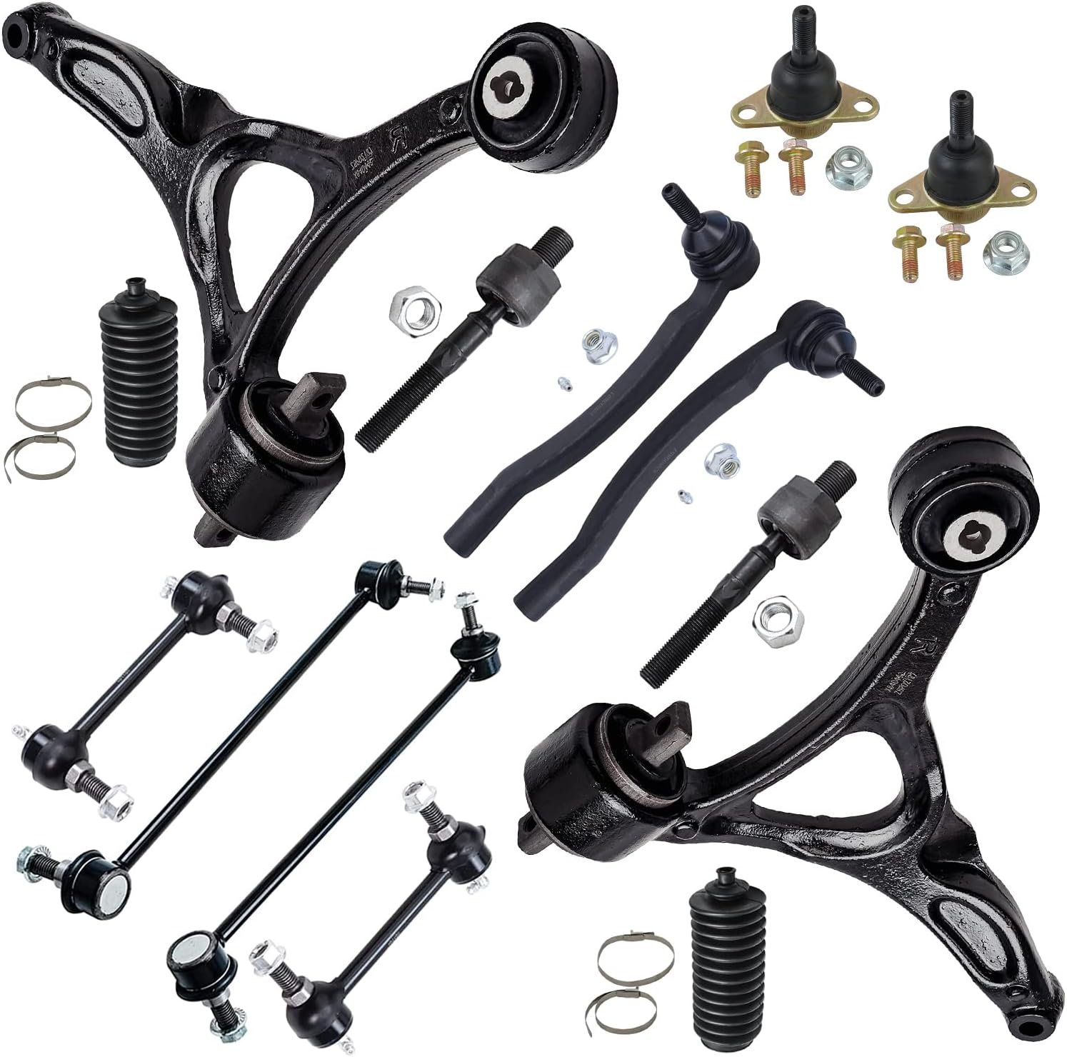 Detroit Axle Front End 14pc Suspension Kit for 20032014