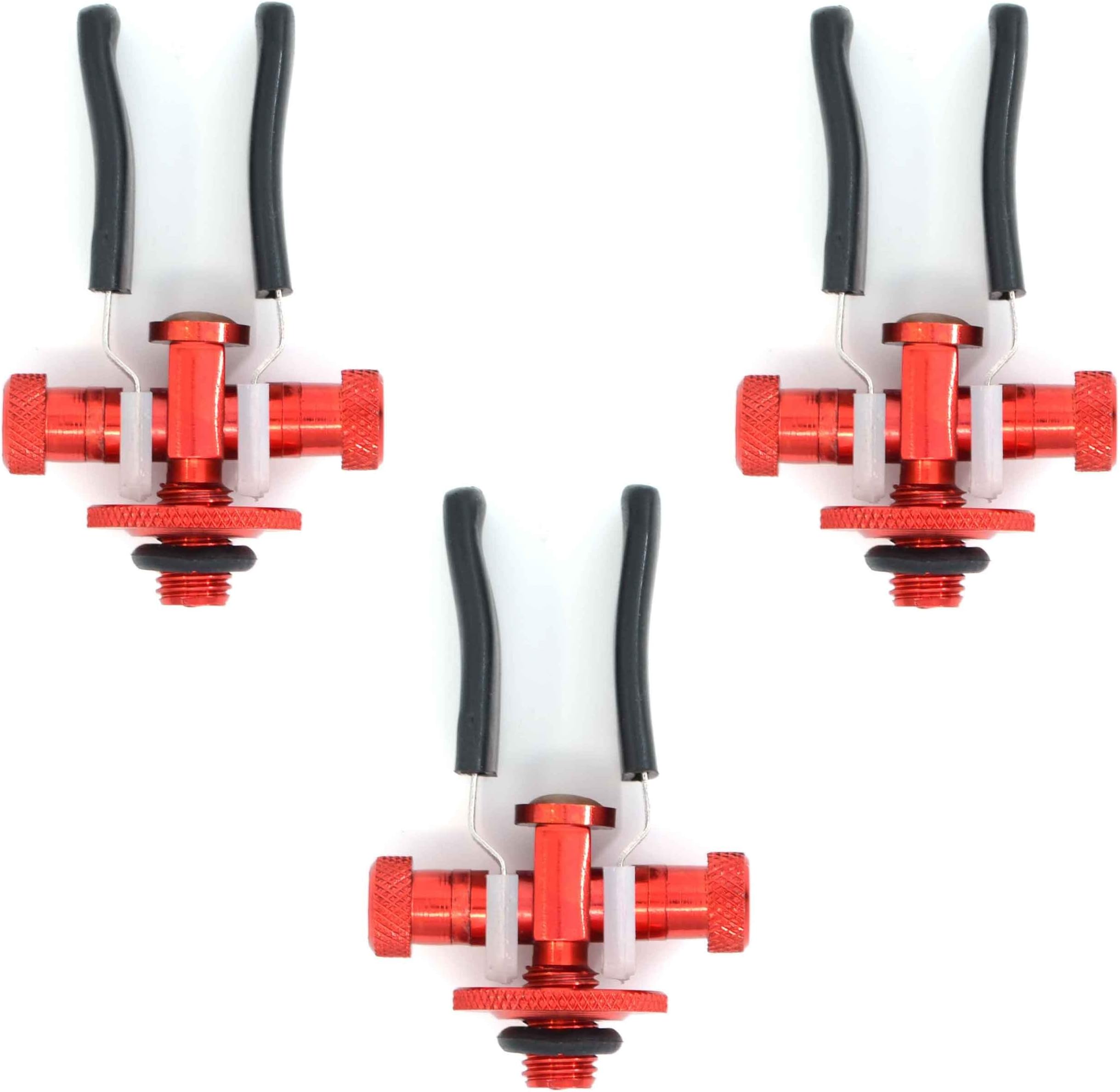 Phoxinus 3 Pack of Anodised Aluminium Butt Rests. Adjustable rod rests to suit virtually all rods, rod pods, bank sticks etc. Ideal back rests for carp, course and match fishing etc