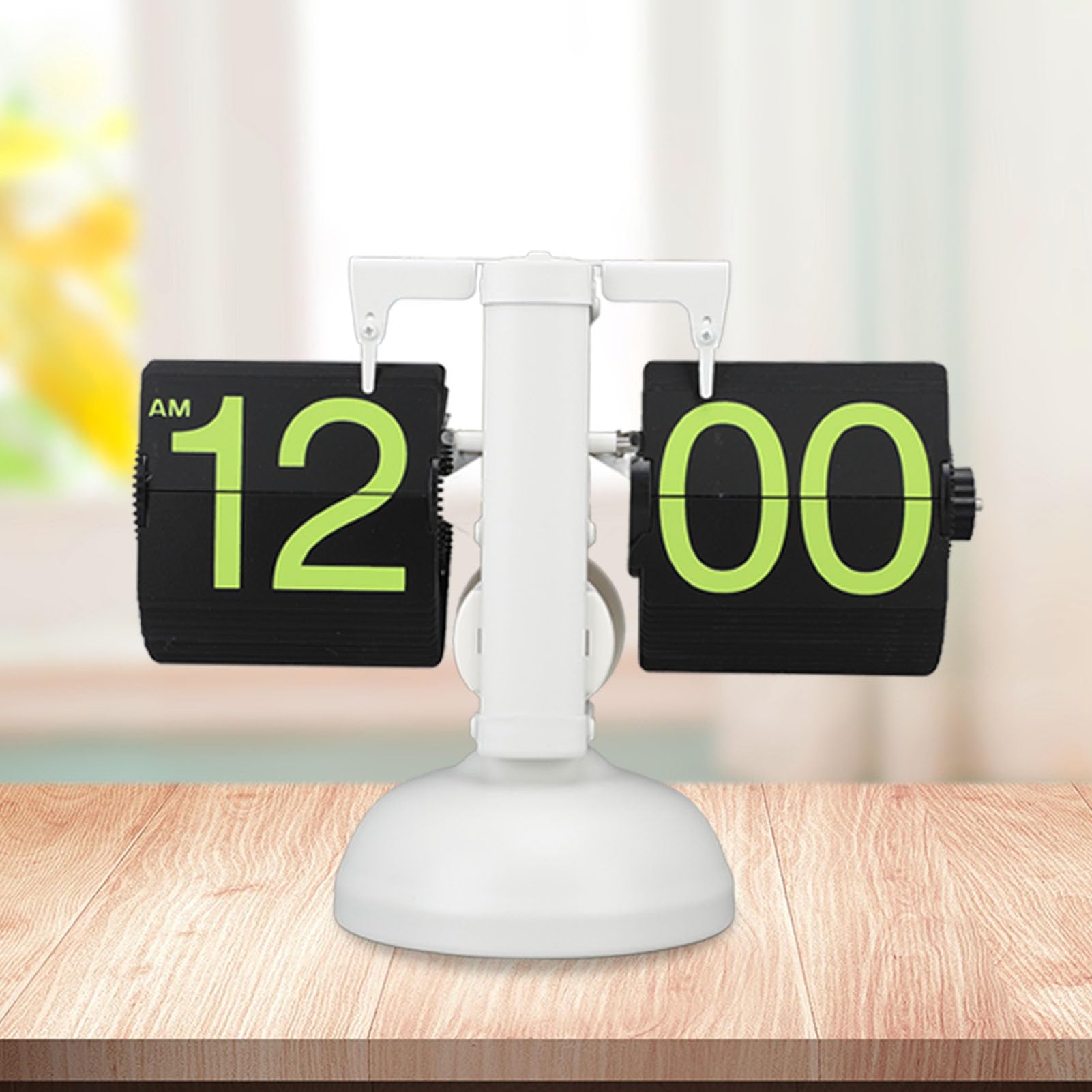 Retro Flip Down Clock, 12 Hour, 304 Stainless Steel, Battery