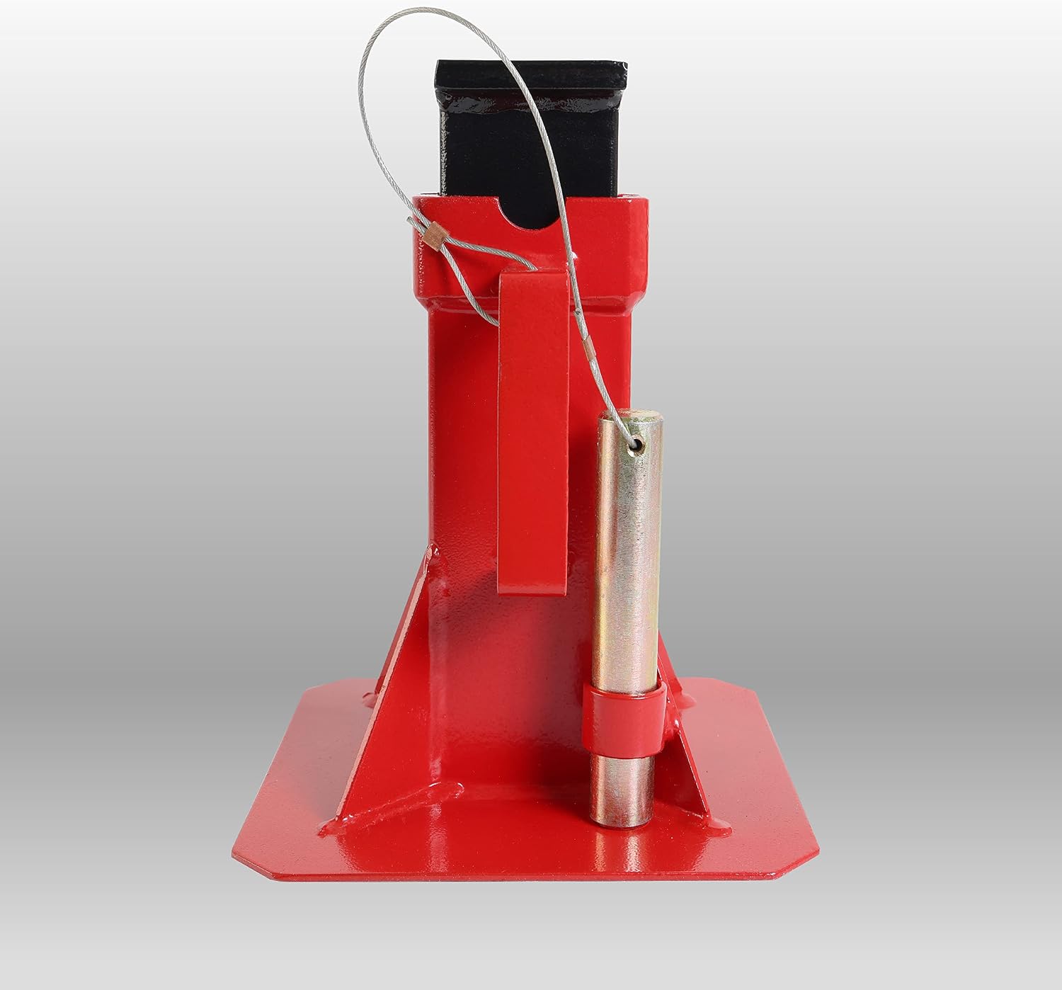 Close-up of the locking pin and holder on BIG RED ATZ220005R Jack Stand
