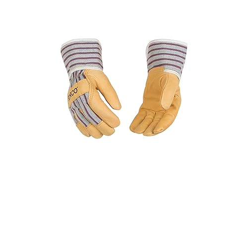 kids leather work gloves