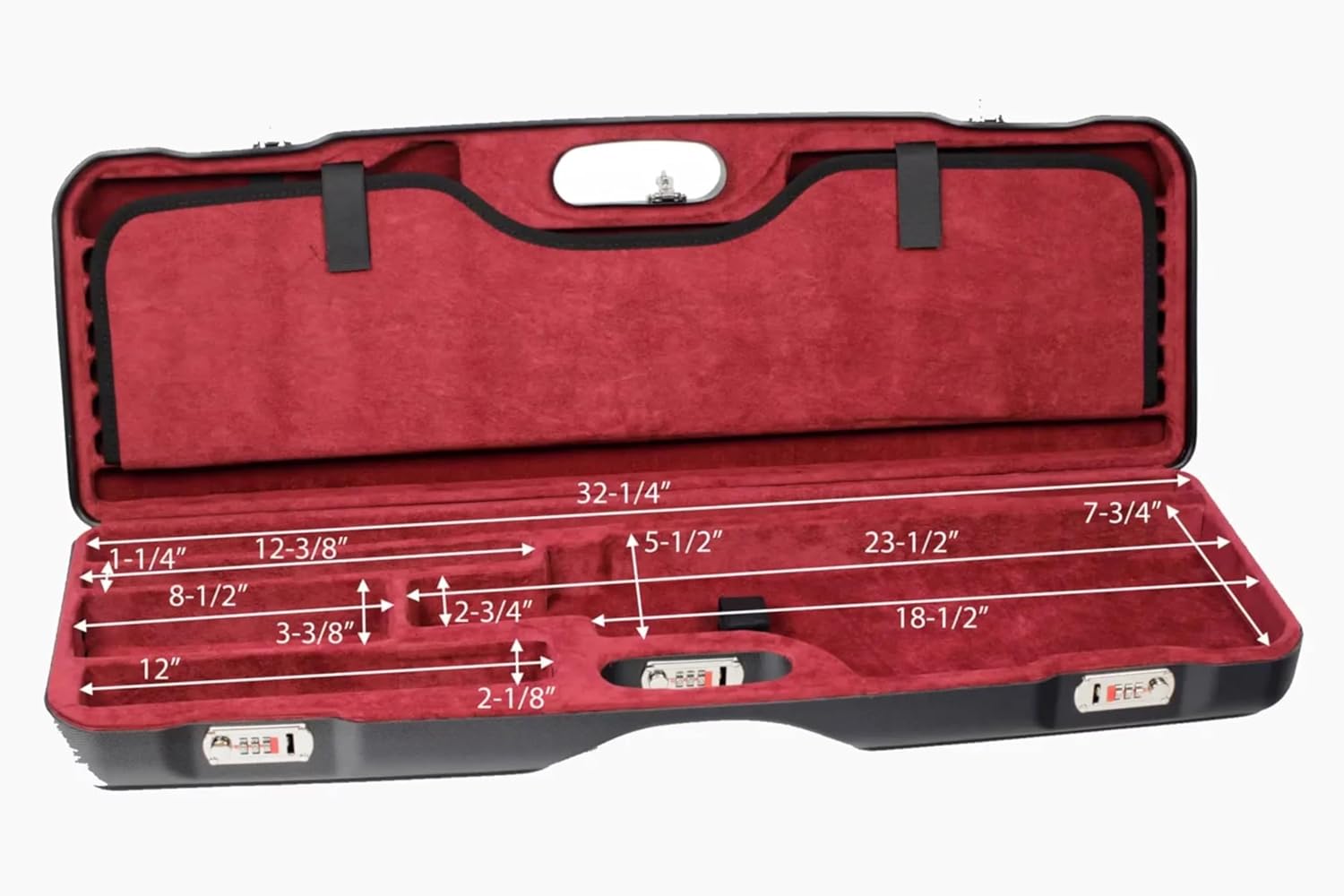 Negrini OU Skeet Single Shotgun Case + Tube Set - 1659