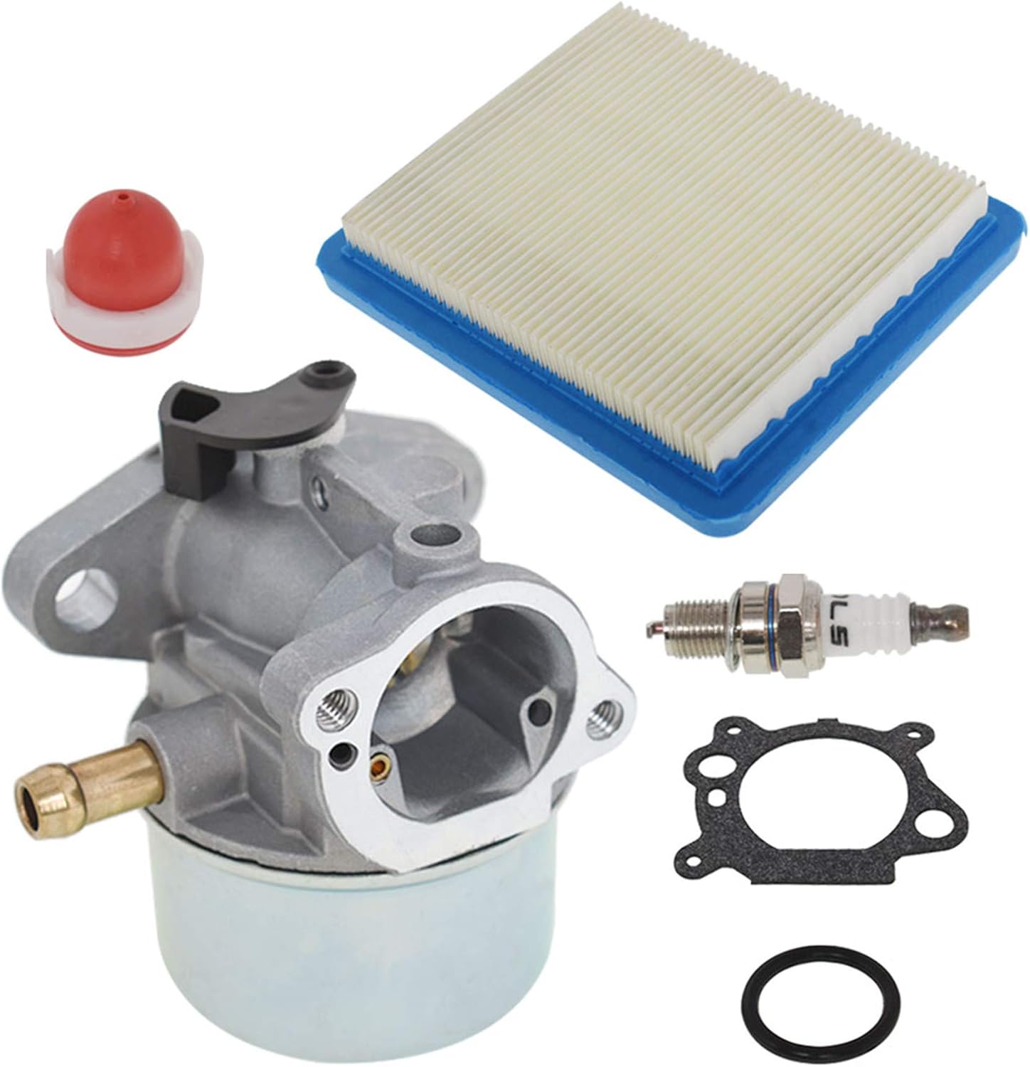 1PZ Carburatore Per Motore Briggs And Stratton Quantum - Kit Completo Con Guarnizioni E O-Ring Di Ricambio - Foto 5
