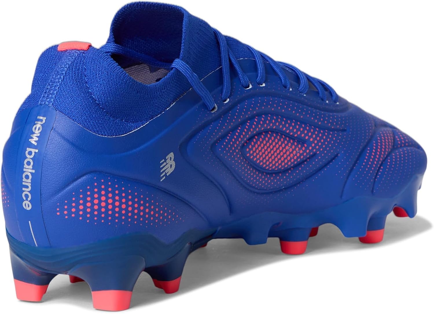 New Balance Unisex Tekela Team Low Laced FG V5 Soccer Shoe, Blue Gemstone/Energy Red/Silver, 9.5 US Men - Image 5