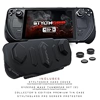 Vista 6 de Satisfye - StylthGrip Bundle, Compatible With The Steam Deck & OLED. Bundle Includes StylthGrip, Hard Shell Cover, RYZE Thumbpads and Rubbers (2+2)