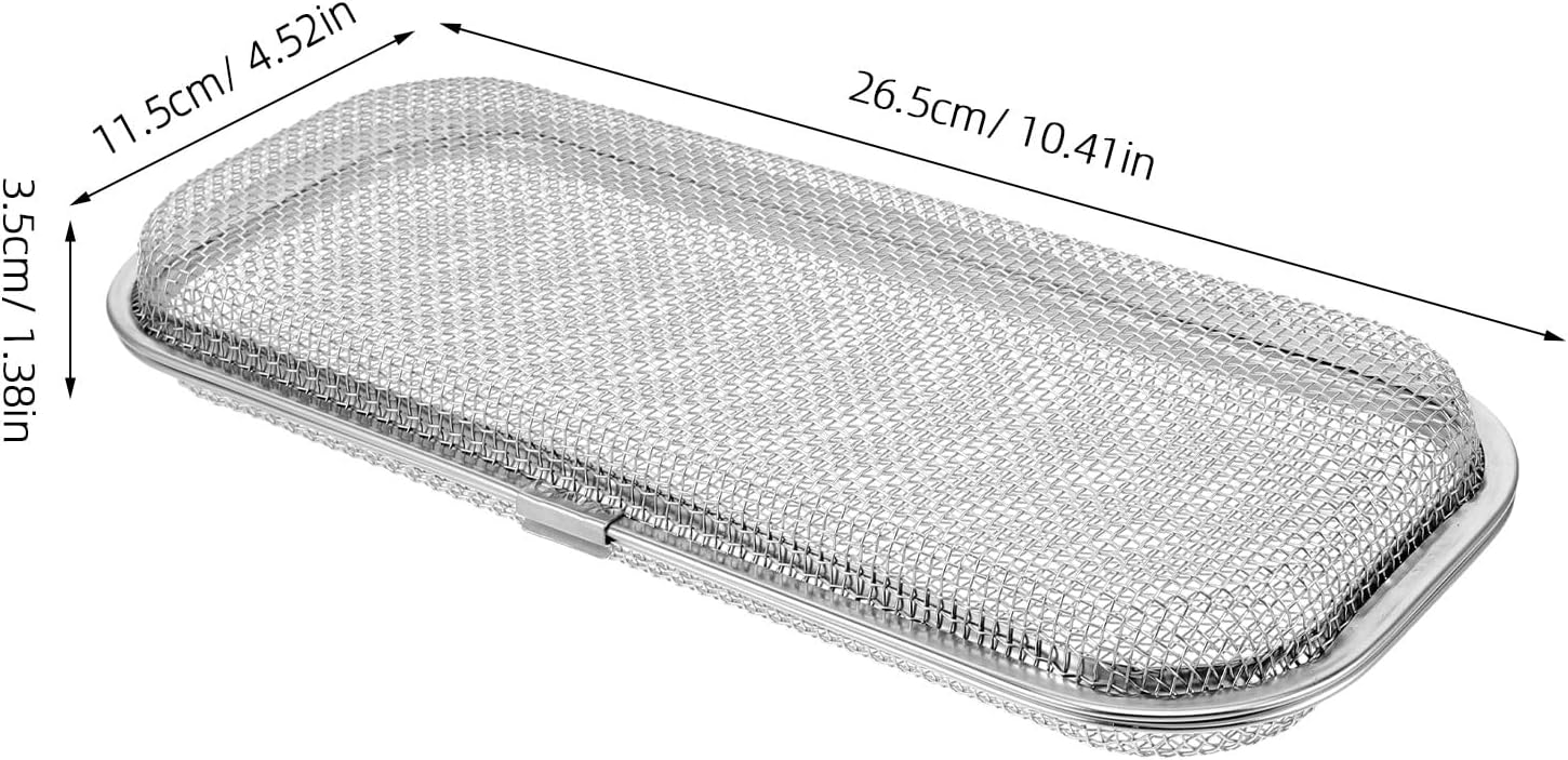 Dishwasher Basket: Stainless Steel Dishwasher Silverware Basket - Metal Chopsticks Holder - Utensil Dish Draining Storage Rack