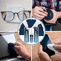 Vista 3 de Lens Cleaner Spray 2 Eyeglass Cleaner, with 5 Microfiber Cloths Kit Ammonia and Streak Free Safe for Eyewear and Electronics