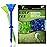 ToVii 3-1/4 Big Cup Plastic Golf Tees 40 PackExcellent Durability and Stability Tees |Golf Plastic Tees Reduced Friction & Side Spin (Green/Blue)