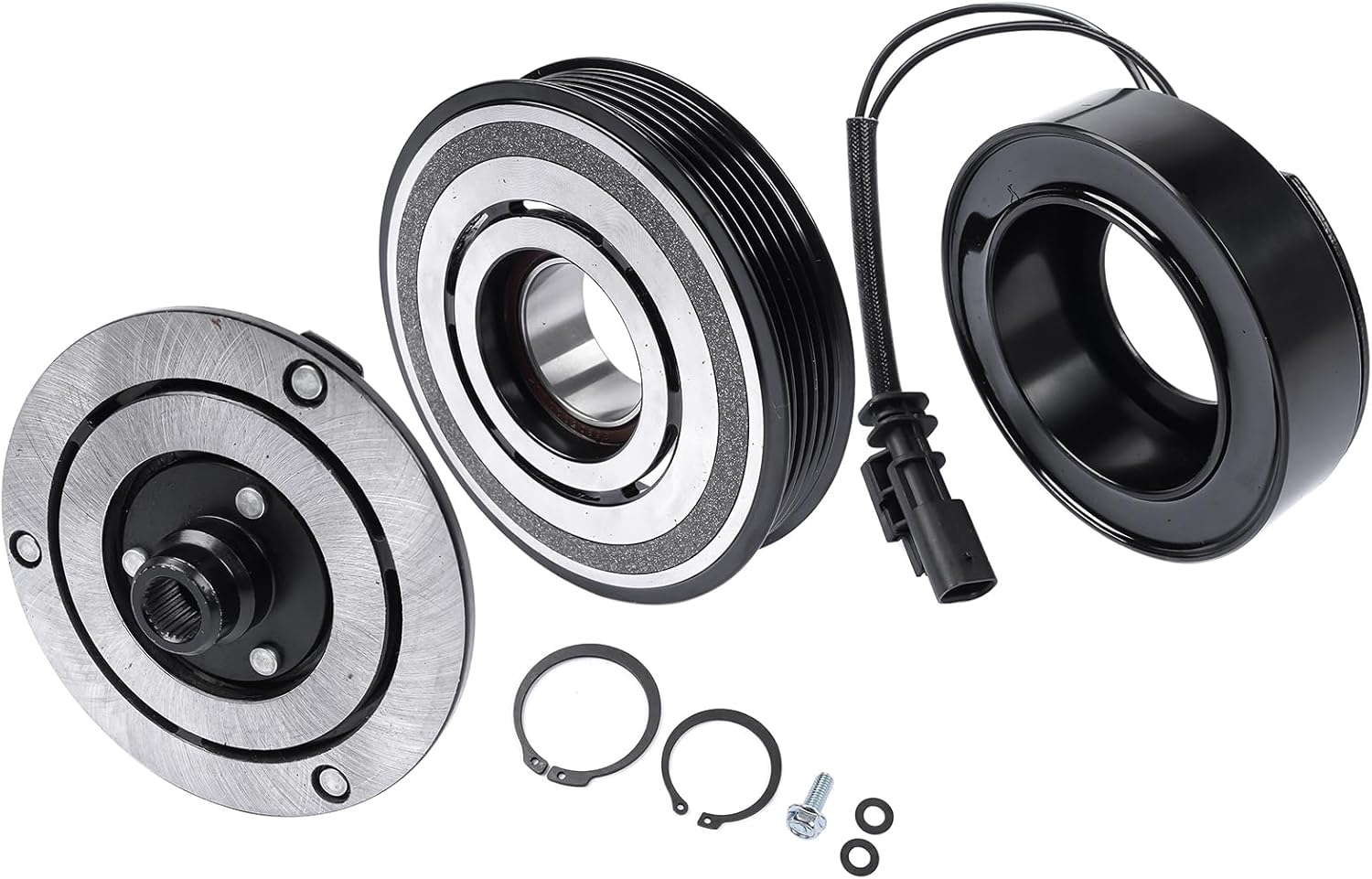 A/C Compressor Clutch Kit Replacement for Chevy Cruze 1.4L L4 2012-2015 13385464 13412250 13414019 13377057 157271